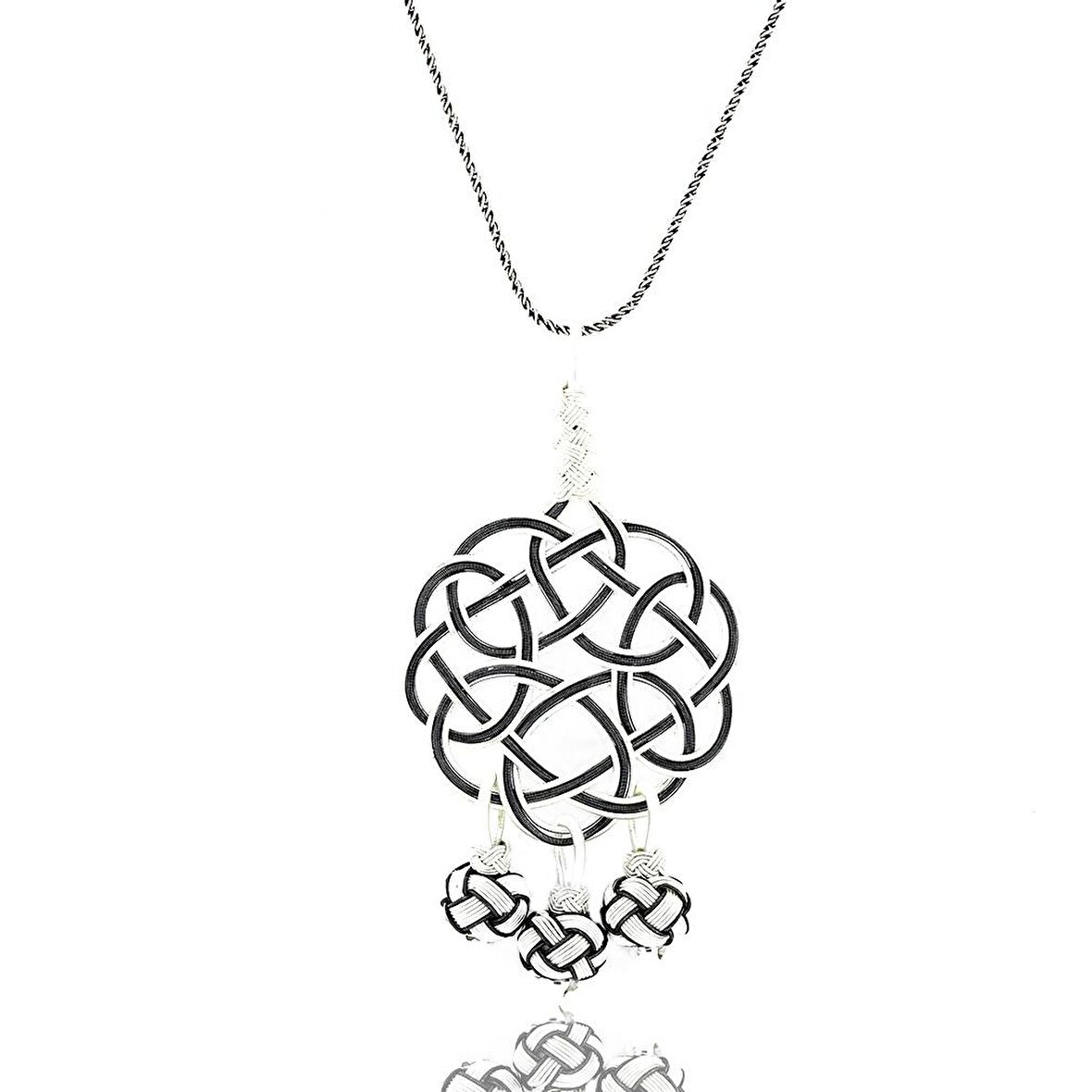 1000 Ayar Kazaziye Kadın Gümüş Kolye