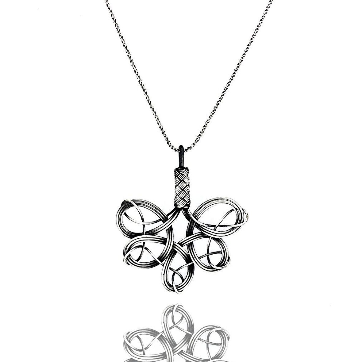 1000 Ayar Kazaziye Kadın Gümüş Kolye