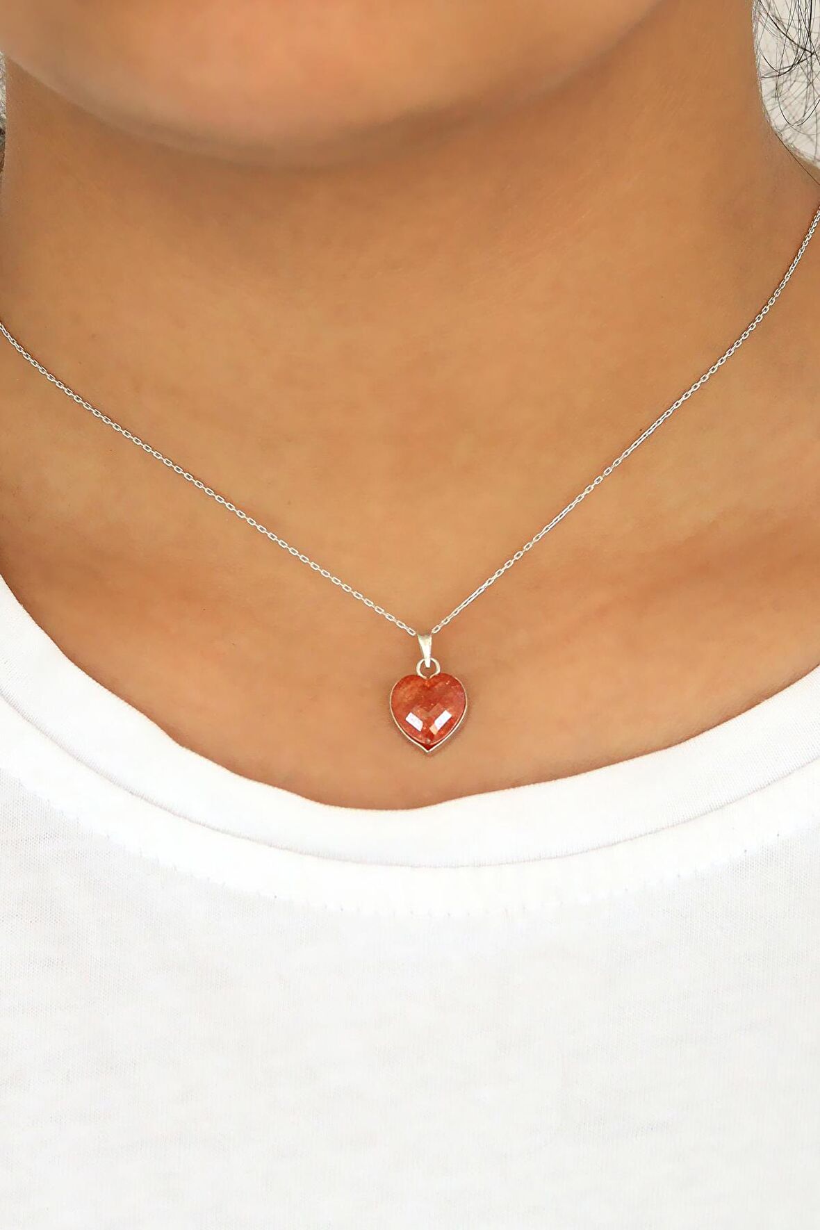 Yıldız Tozu Kadın Gümüş Kolye