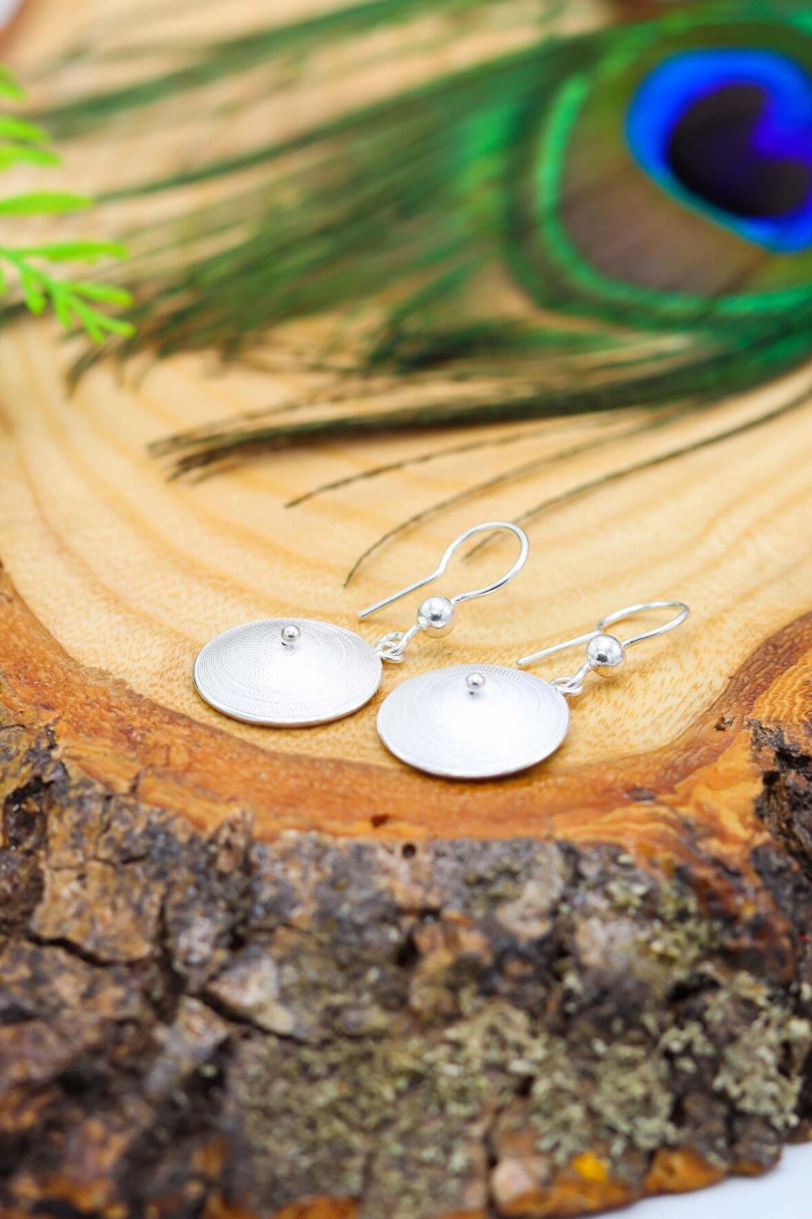 Oval Model Telkari Gümüş Kadın Küpe 201020621