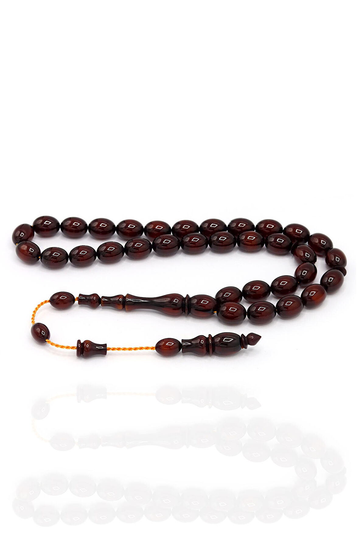 Fırınlanmış Osmanlı Benzetmesi Sistem Püskül Sıkma Kehribar Tesbih 201022239