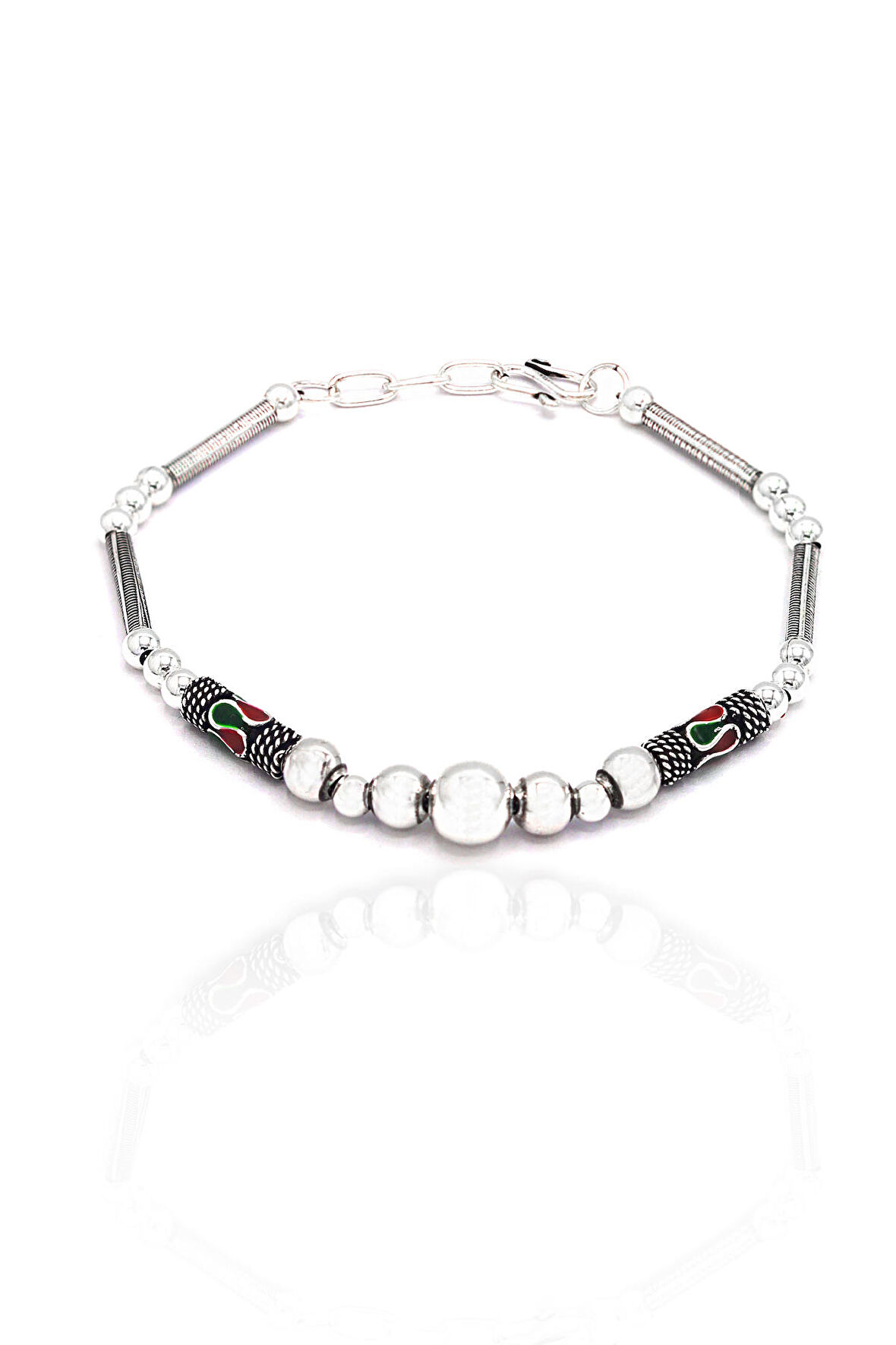 Top ve Pandora Model Kadın Gümüş Bileklik 201022841
