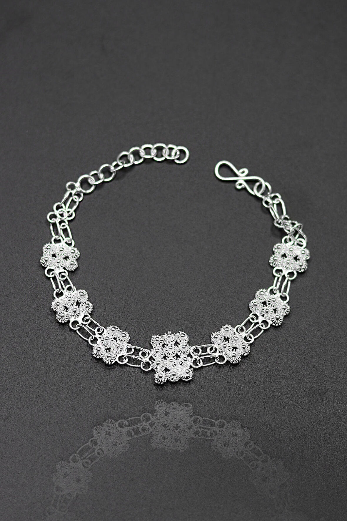 Bereket Model Telkari 925 Ayar Gümüş Bileklik 201023059