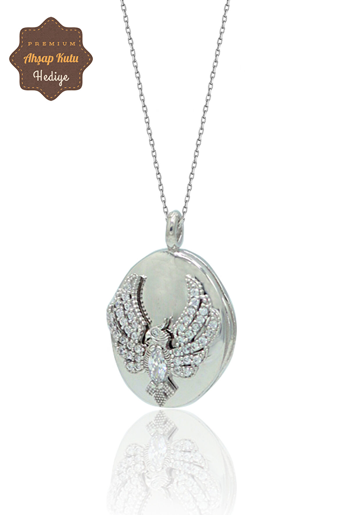 Alya Anka Kuşu 925 Ayar Gümüş Kadın Kolye 201023989