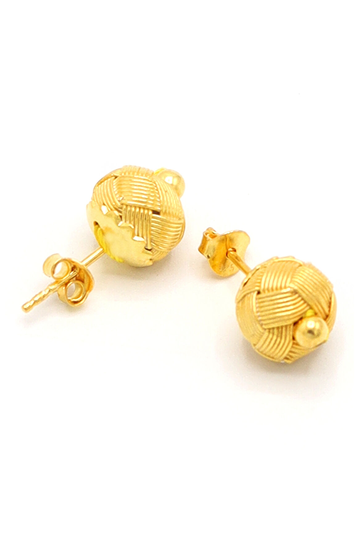 Top Model Altın Kaplama 1000 Ayar Kazaziye Gümüş Kadın Küpe 201024192