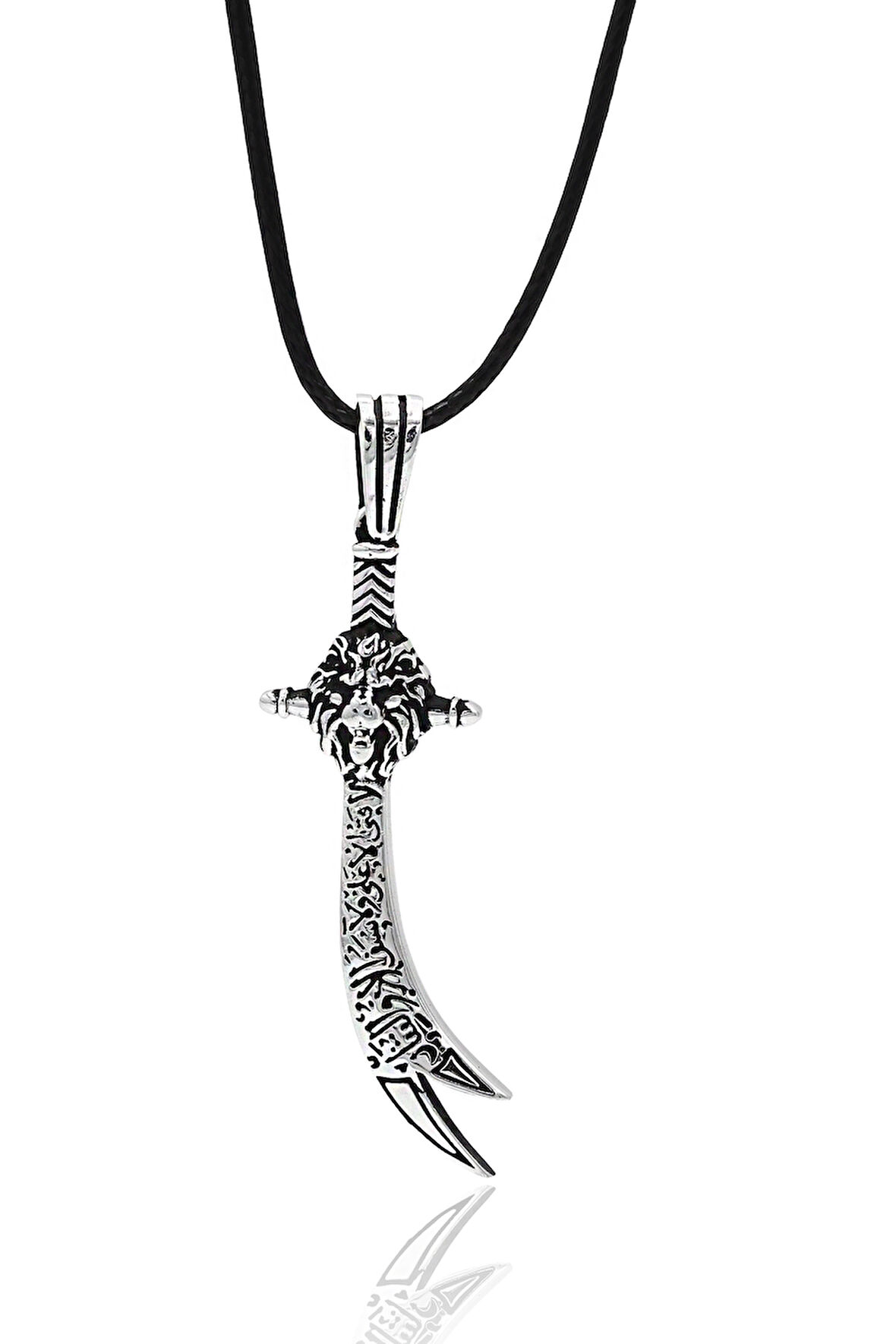 Hz Ali Zülfikar Tasarım 925 Ayar Gümüş Erkek Kolye 201024346