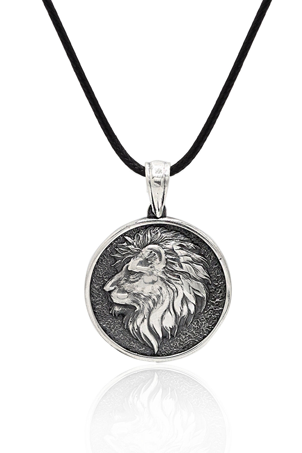 Aslan Tasarım 925 Ayar Gümüş Erkek Kolye 201024601