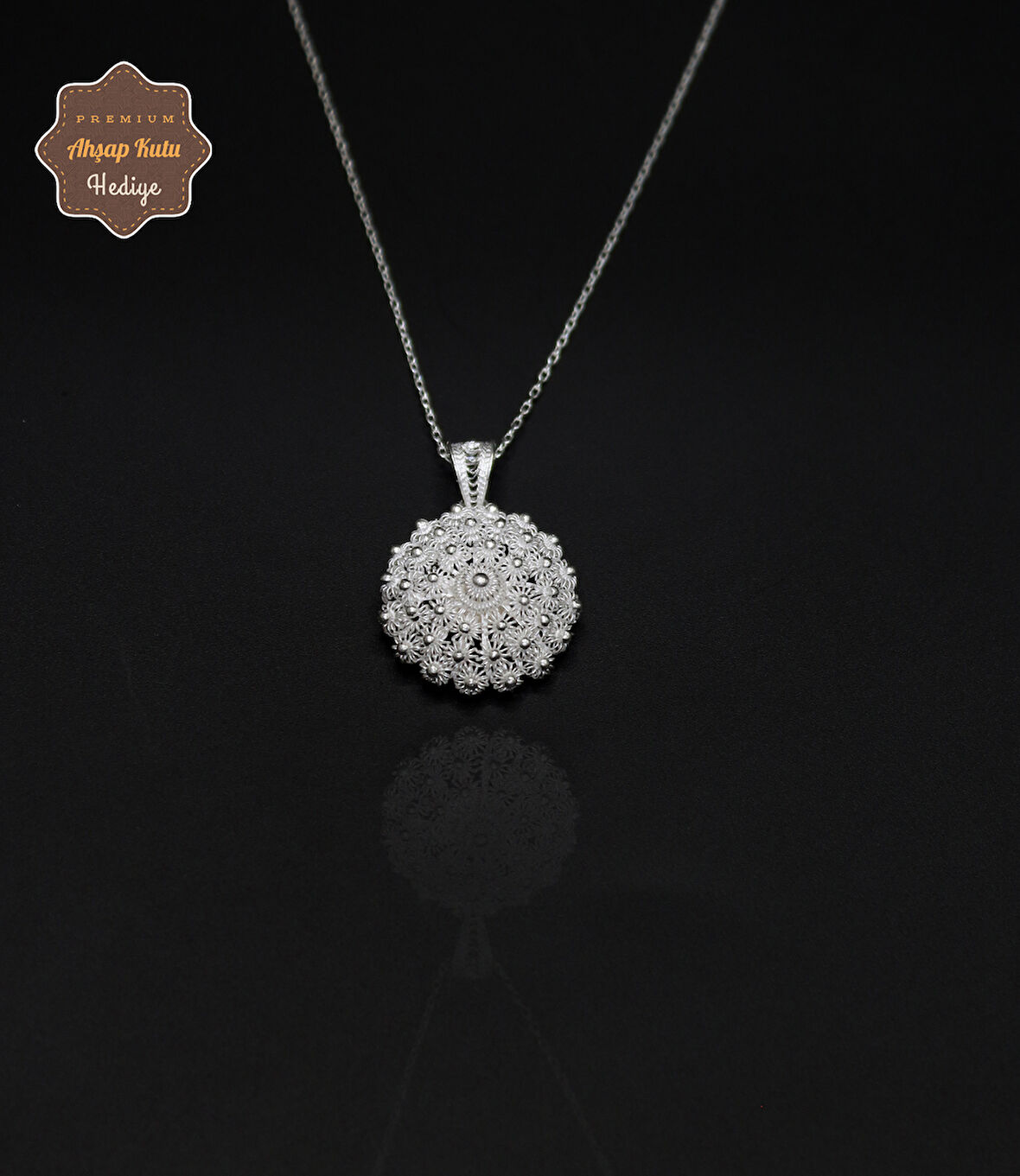 3 Sıra Bereket Model 925 Ayar Saf Gümüş Telkari Kadın Kolye 201024643