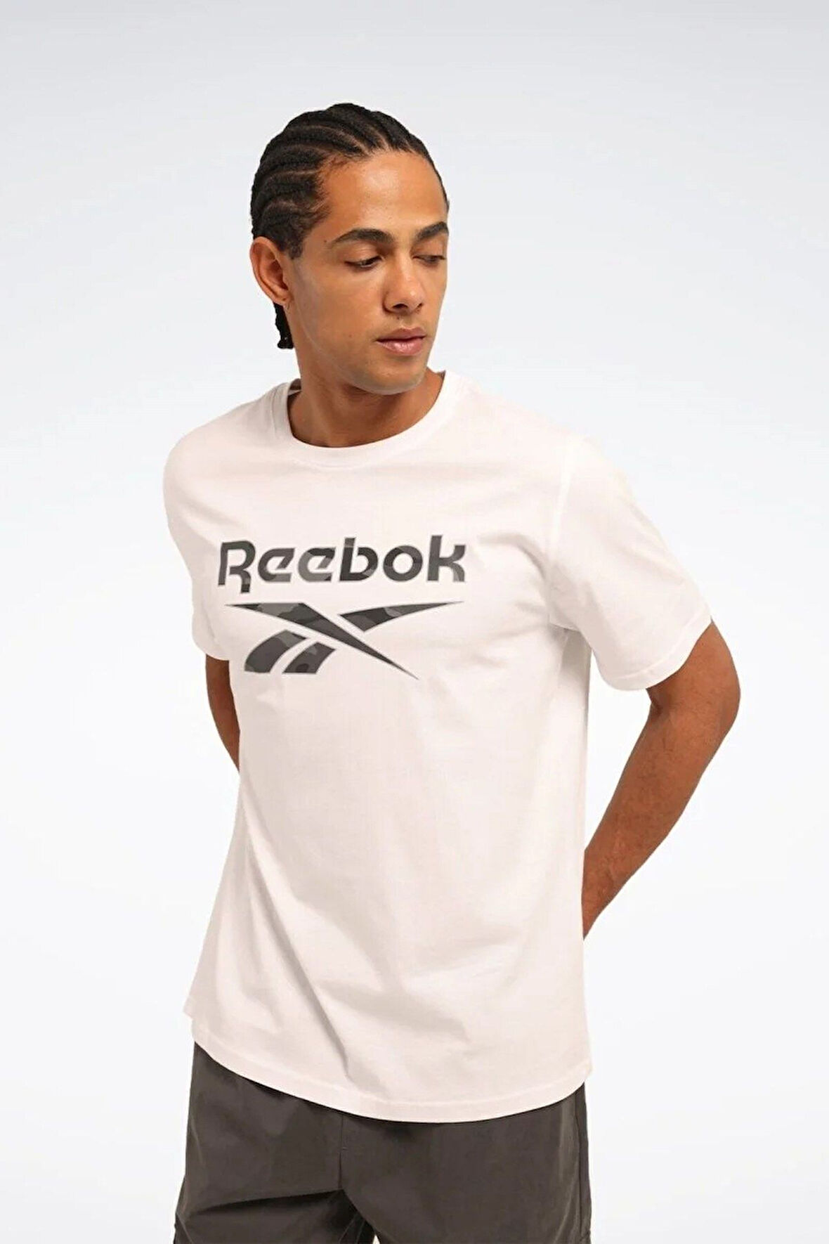 REEBOK NEW ID CAMO TEE ERKEK KISA KOL TİŞÖRT BEYAZ