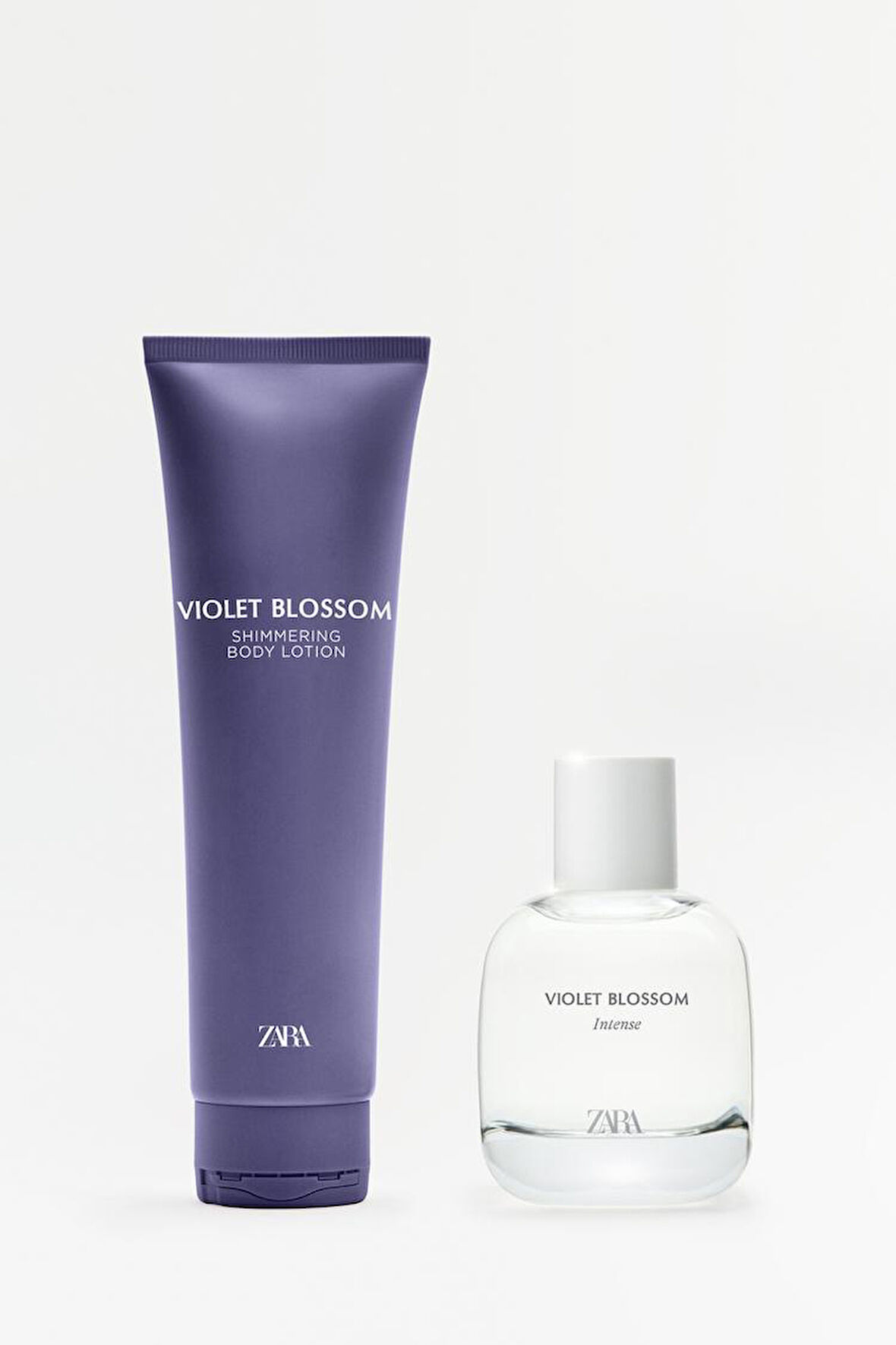 ZARA VIOLET BLOSSOM INTENSE YILBAŞI EDP 90 ML (3.0 FL. OZ) + IŞILTILI KREM 150 ML