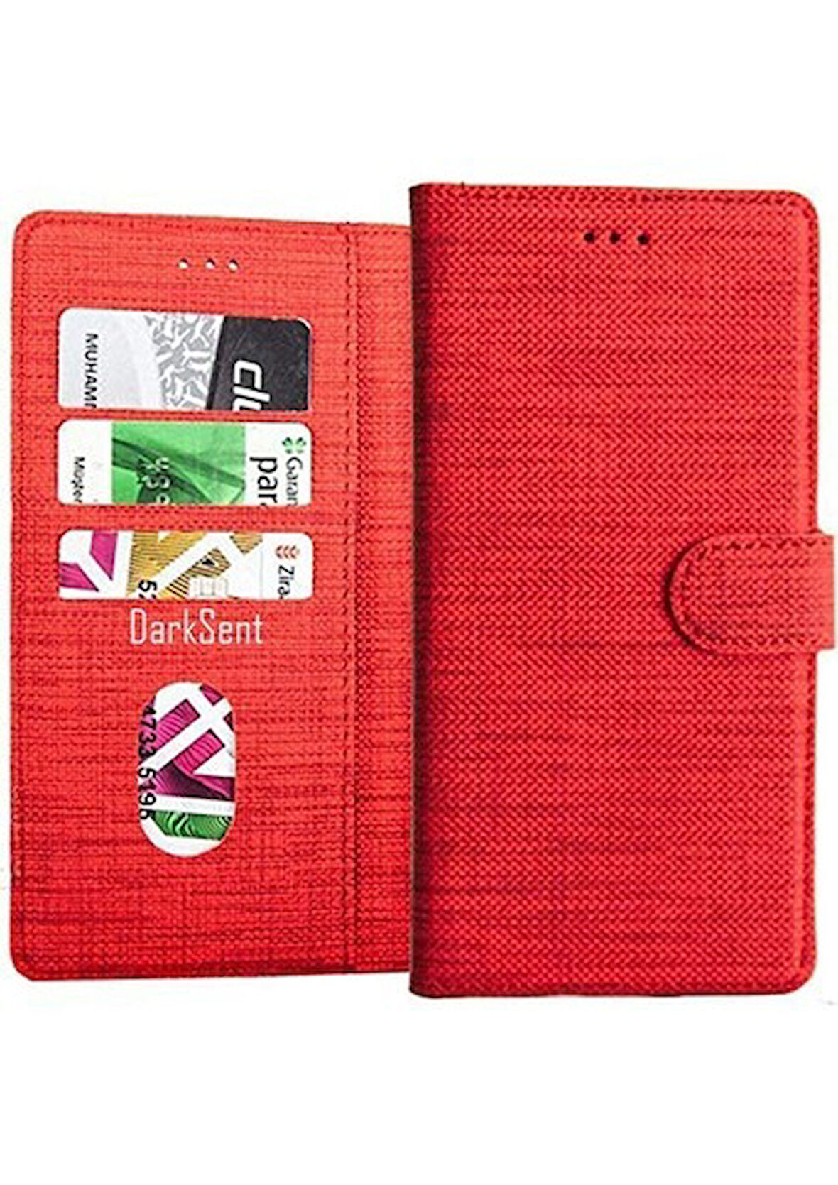 ARMORİX İPHONE 11 ÇADIR KUMAŞLI VE KARTLIKLI KAPAKLI KILIF