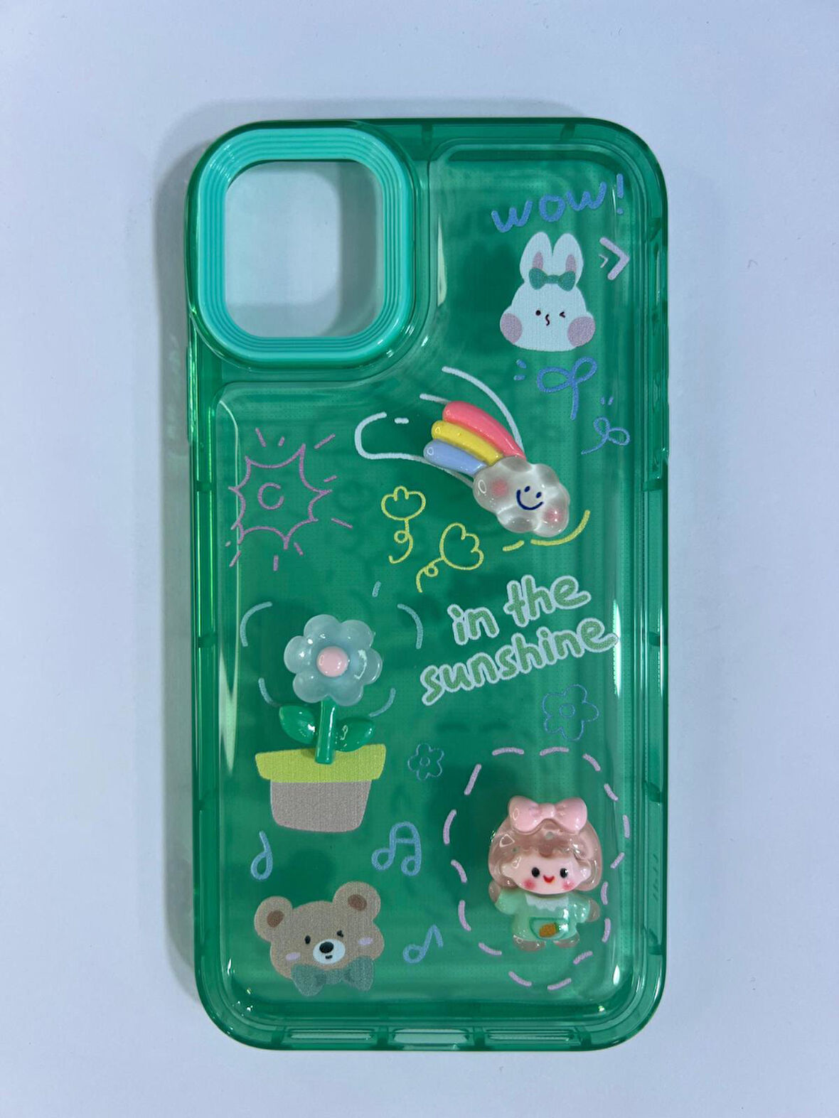 ARMORİX İPHONE 11 3D YEŞİL FİGÜRLÜ SİLİKON KILIF