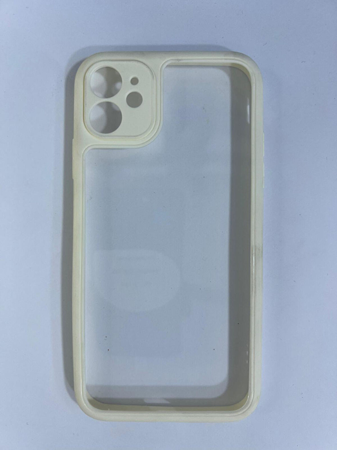 ARMORİX İPHONE 11 BEYAZ ŞEFFAF KAMERA KORUYUCULU SİLİKON KILIF