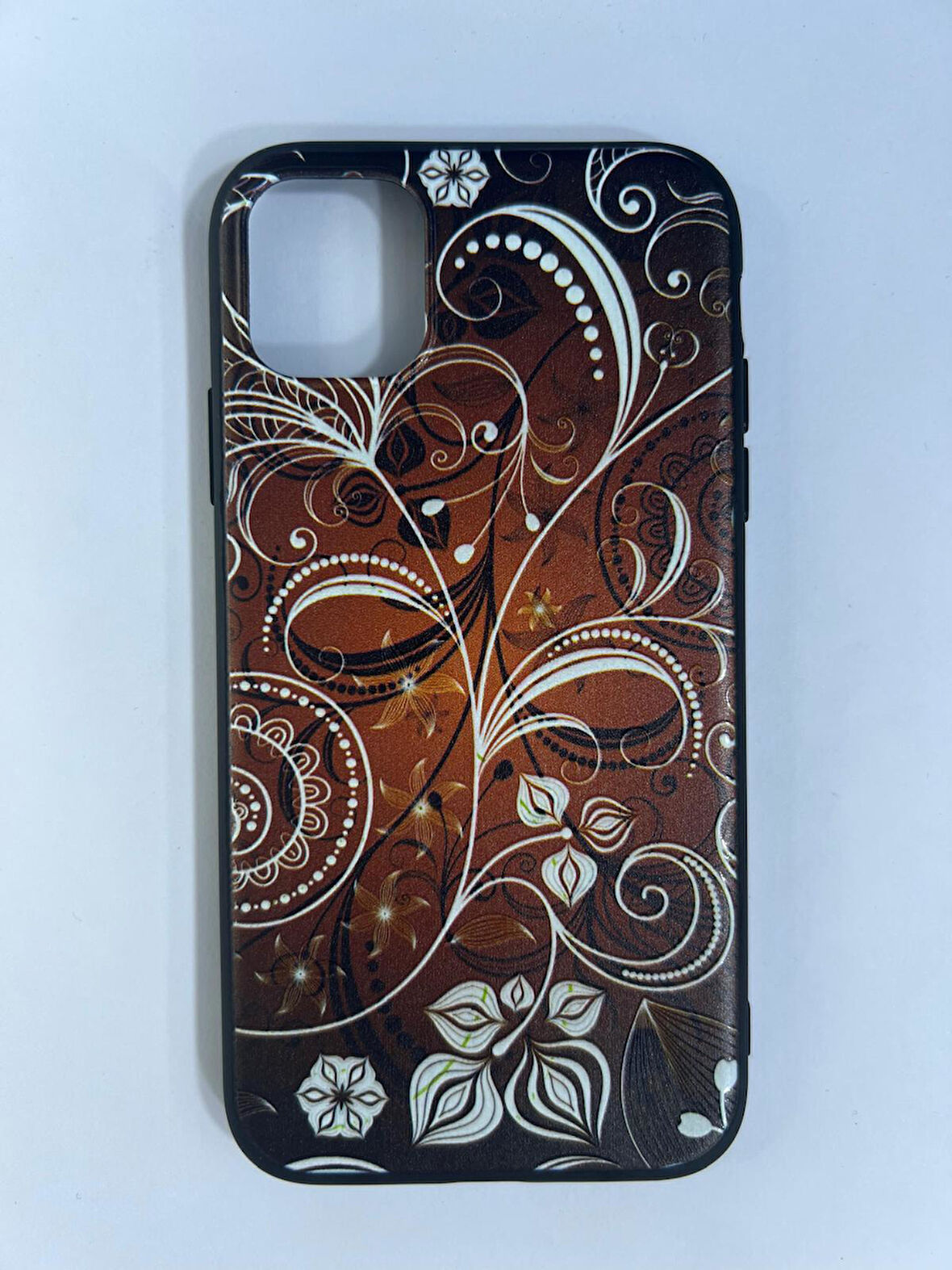 ARMORİX İPHONE 11 TURUNCU DESENLİ SİLİKON KILIF