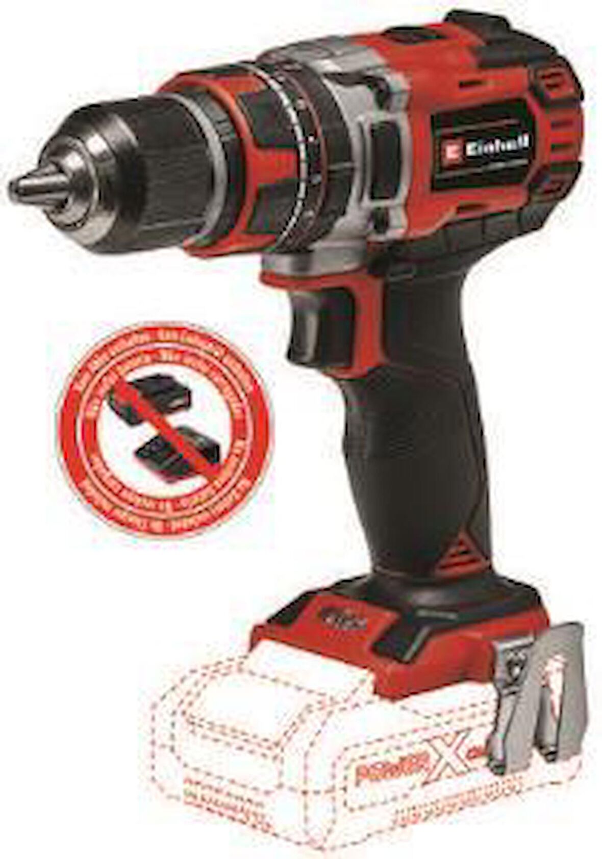 Einhell  TE-CD 18/50 Li-i BL Solo Akülü Darbeli Matkap 4513942