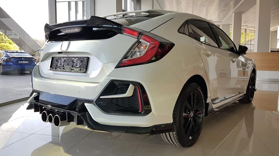 CIVIC FK7 2016-2021 IÇIN UYUMLU HATCHBACK SPOILER DTO BOYASIZ