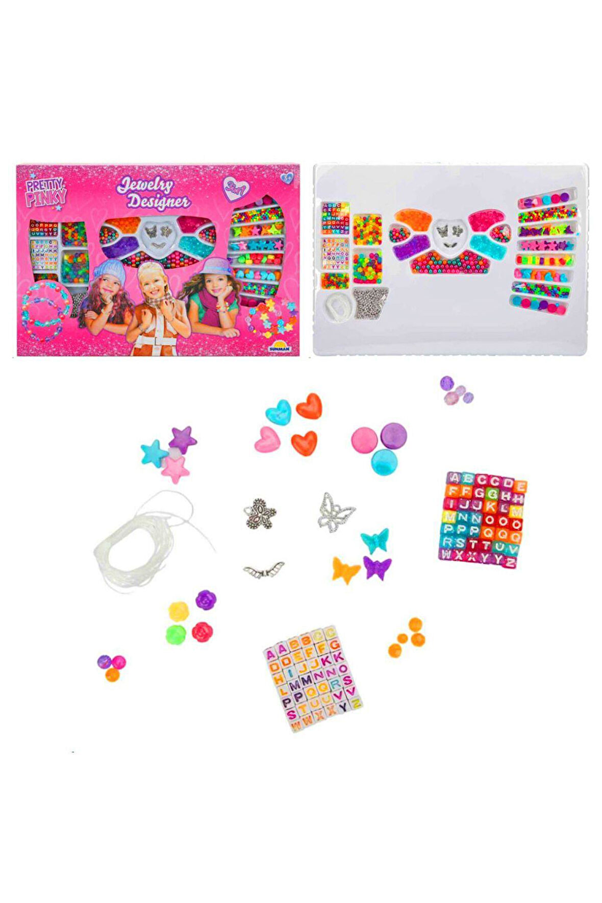 Seçtim Aldım Pretty Pinky 11022 Jewelry Designer Hobi Takı Seti 3