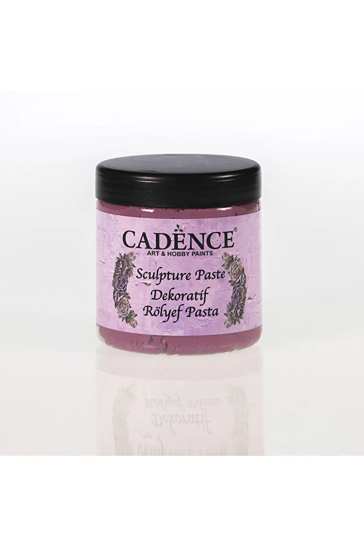 Dekoratif Rölyef Pasta (SCULPTURE PASTE)-1406 Viktorya Pembe-250ml-400gr