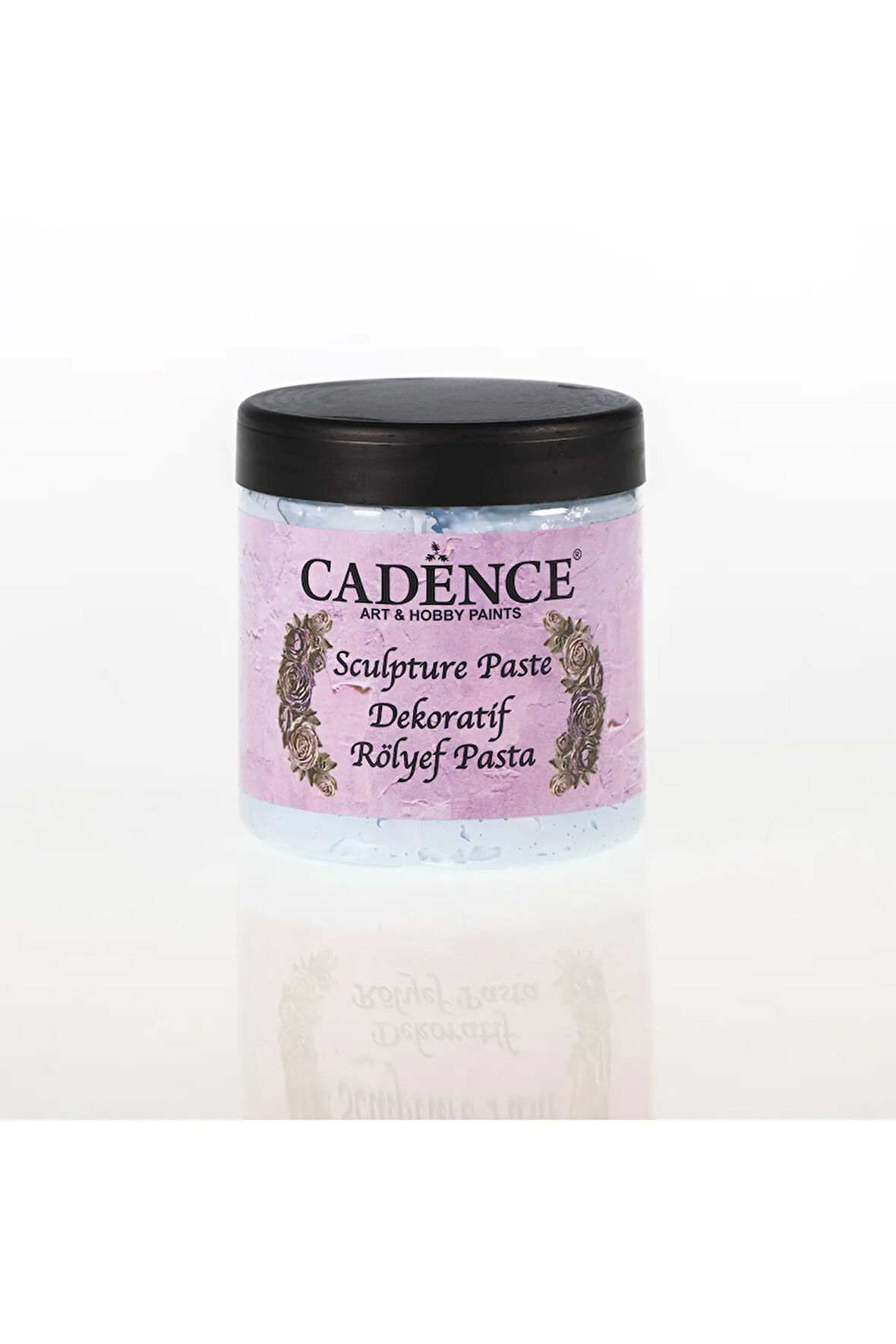 Dekoratif Rölyef Pasta (SCULPTURE PASTE)-1321 Açık Mavi-250ml-400gr