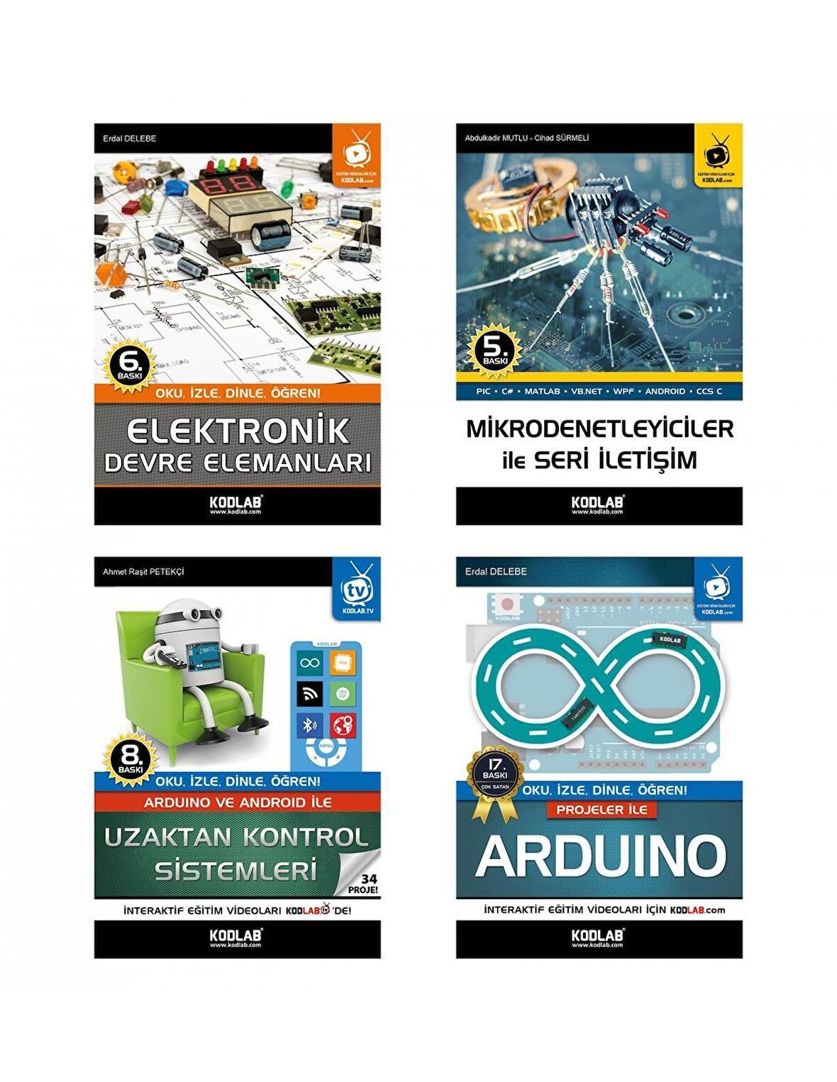 Elektronik Eğitim Seti (4 Kitap Takım)