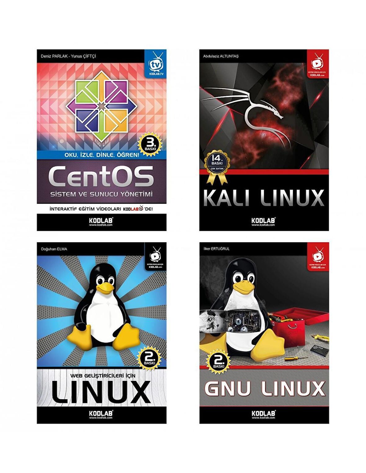 Linux Eğitim Seti (4 Kitap Takım)