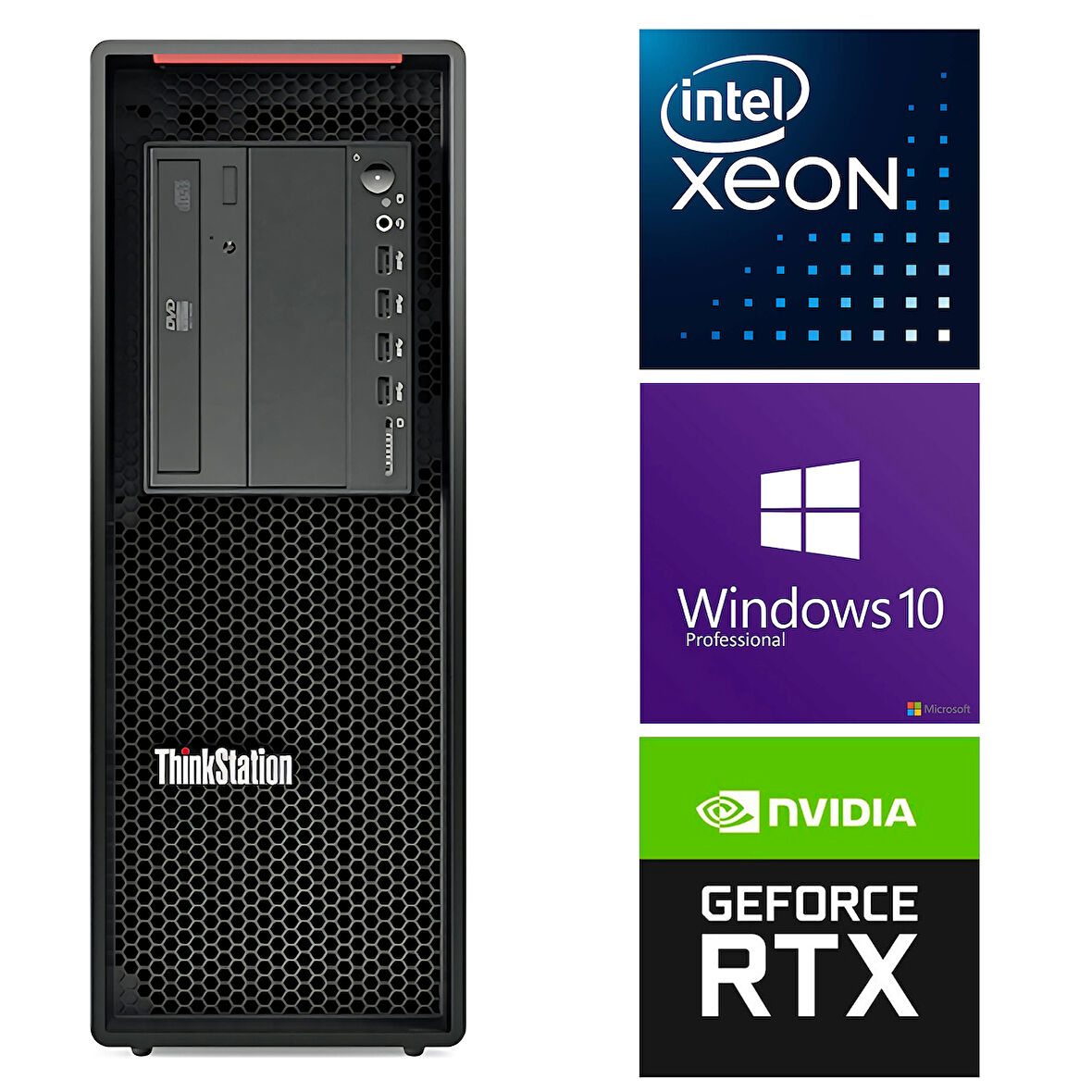 Lenovo DWS P520 Workstation Xeon W-2235 16GB 1TB HDD 1TB SSD 8 GB RTX 4000 W10P 30BE00H2TX 021