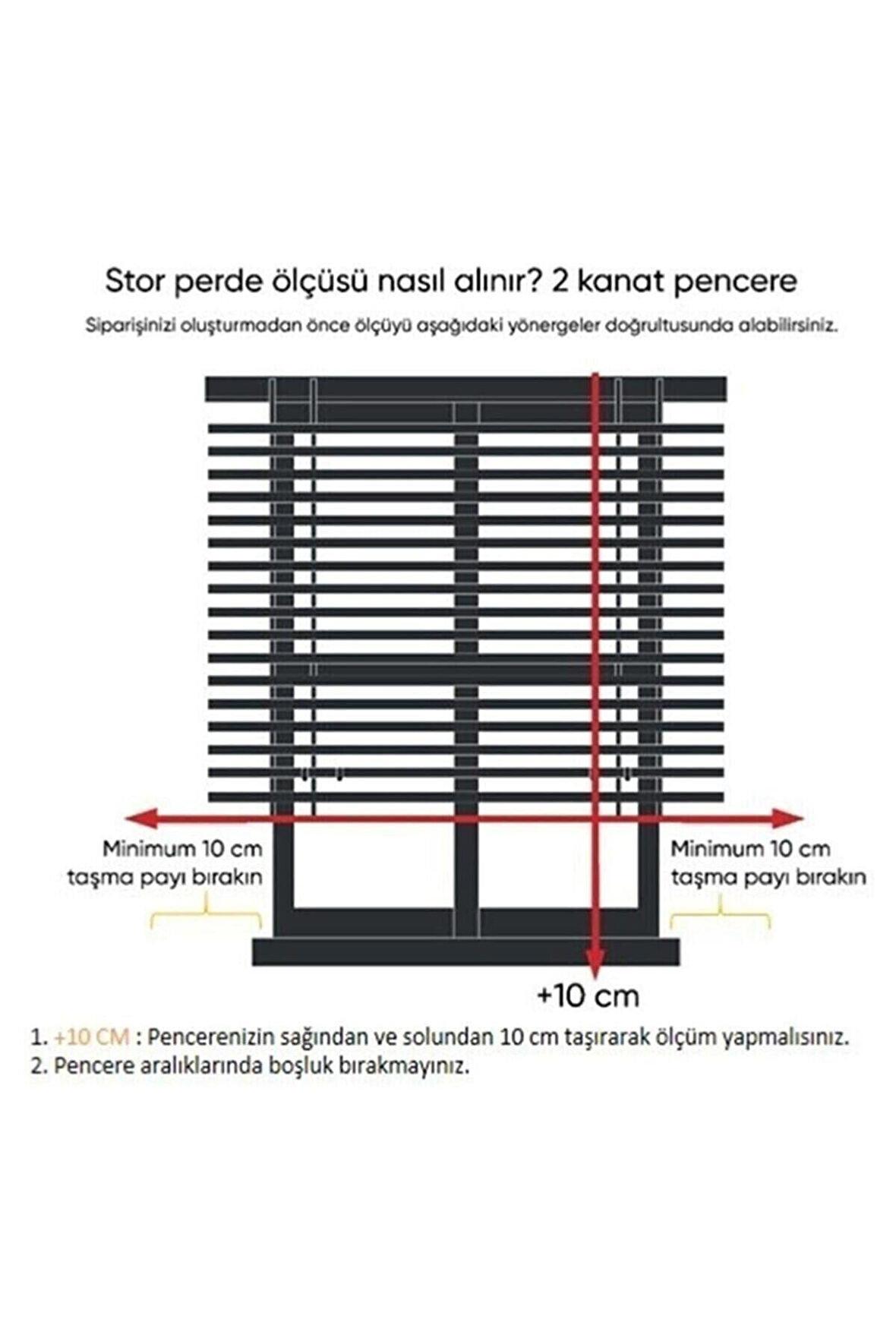 Blackout Karartma Işık Geçirmeyen Stor Perde Siyah