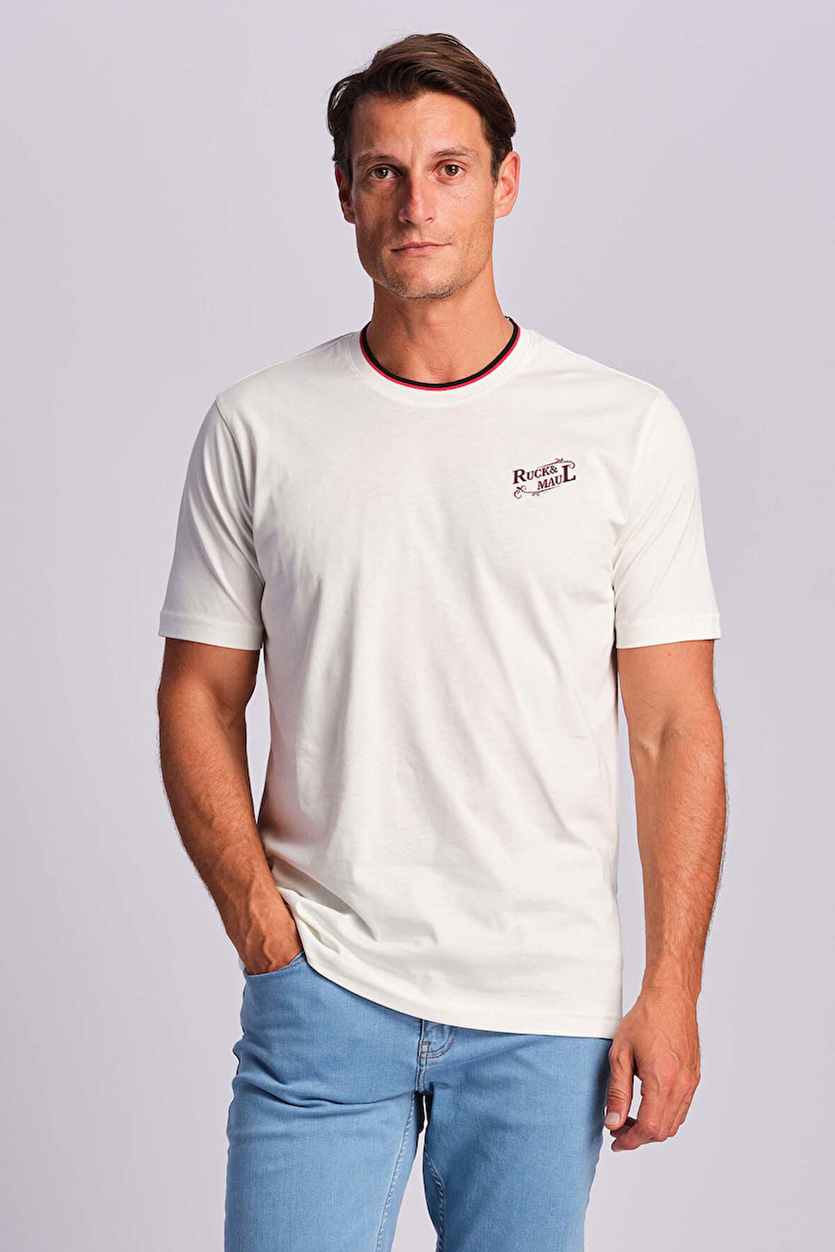 Ruck & Maul Erkek T Shirt RMM030007037 22020
