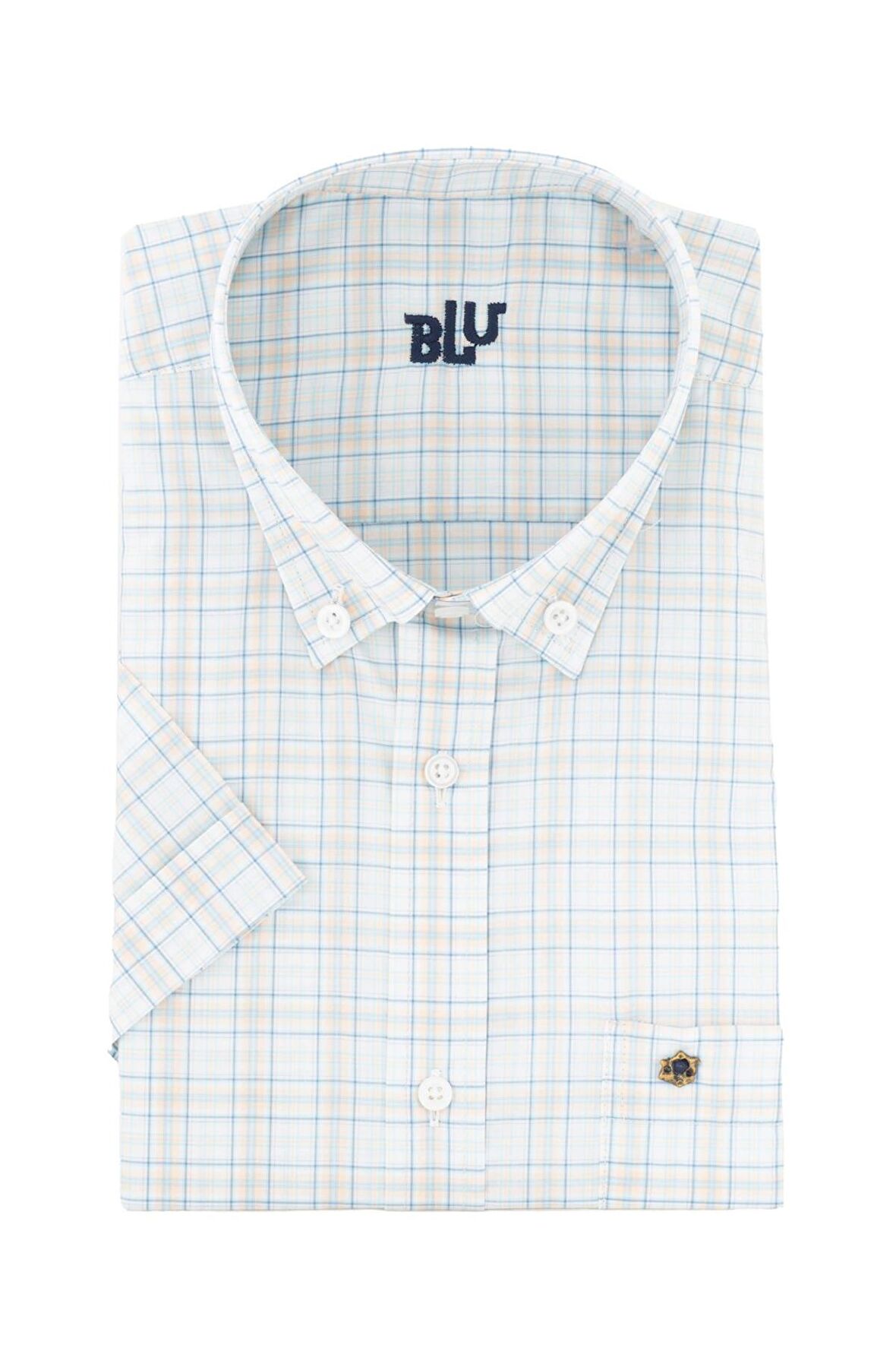 BLU Kısa Kollu Gömlek