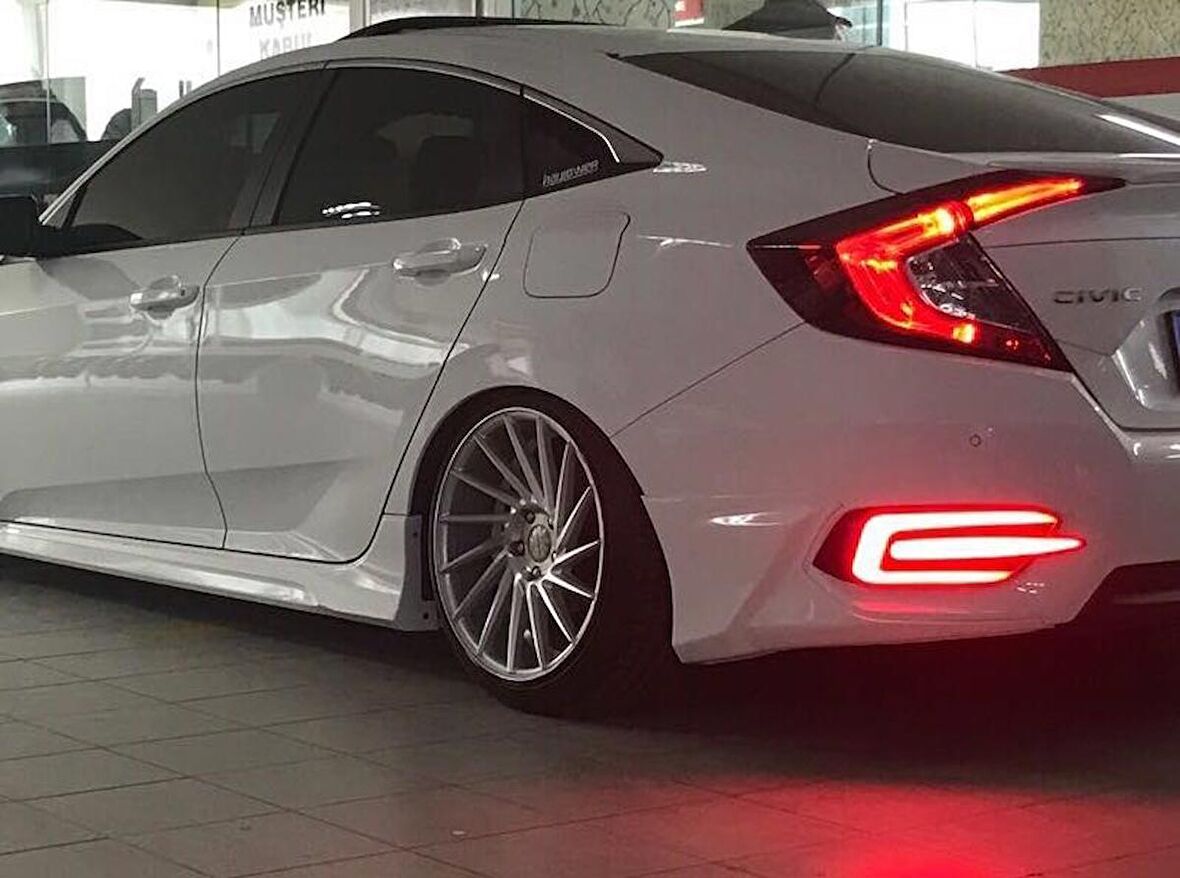 Oled Garaj Honda Civic FC5 İçin Uyumlu Arka Tampon Ledi E Dizayn