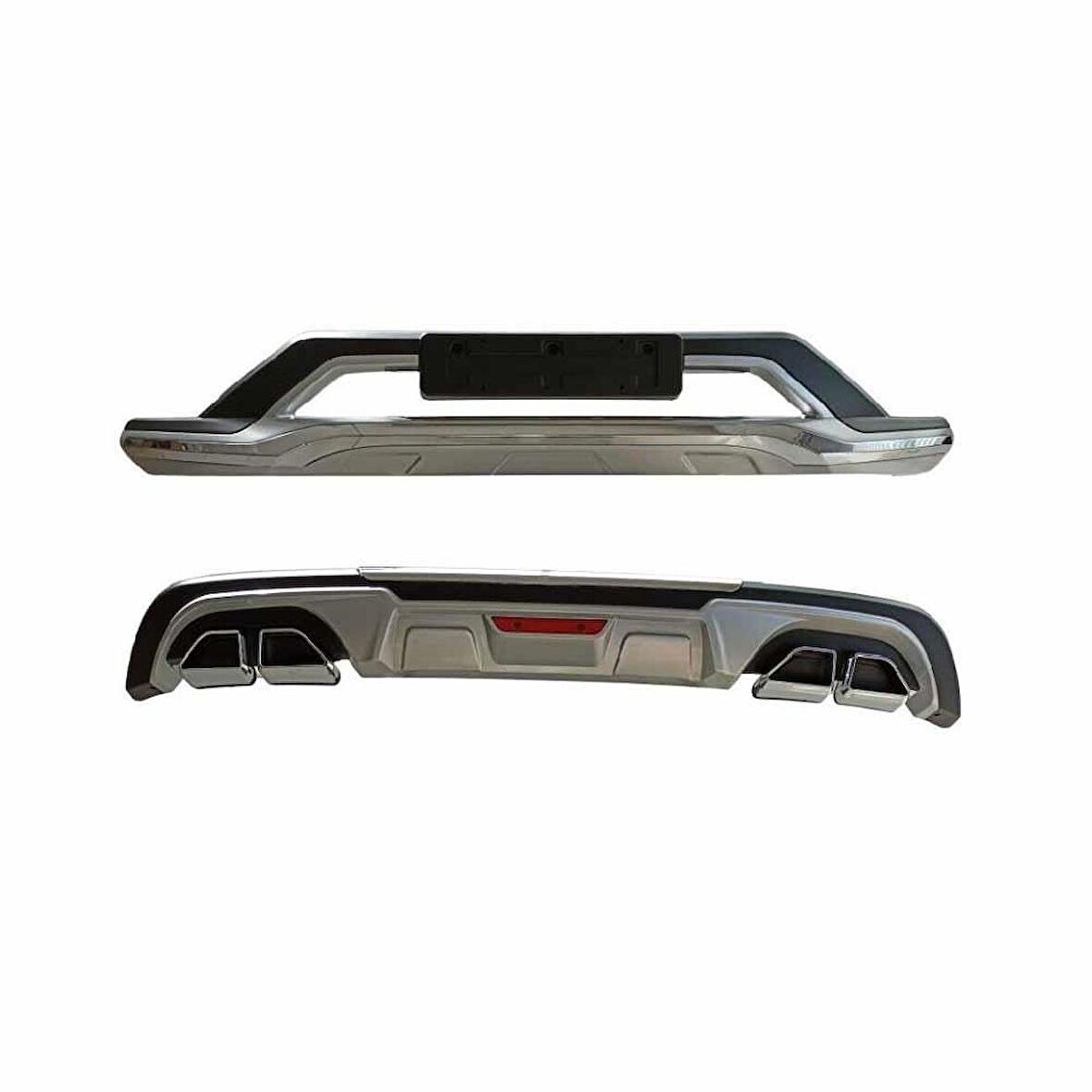 Oled Garaj Hyundai Tucson İçin Uyumlu 2019 Ön Ve Arka Tampon Koruma Difüzörü