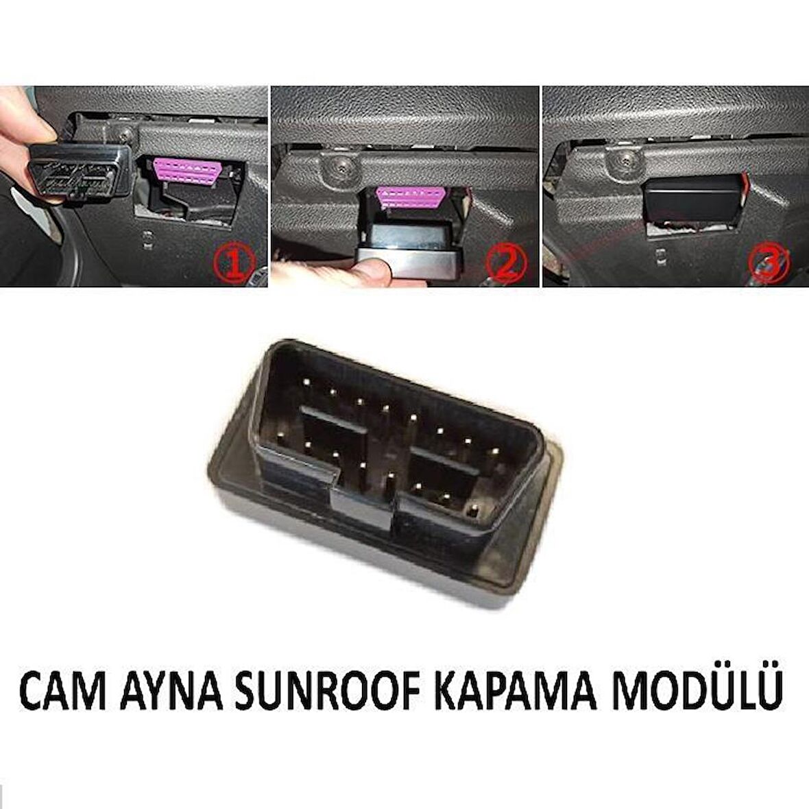 Oled Garaj Volkswagen Golf 6 İçin UyumluCam Ayna Sunroof Kapama Modülü - (2011-2014)