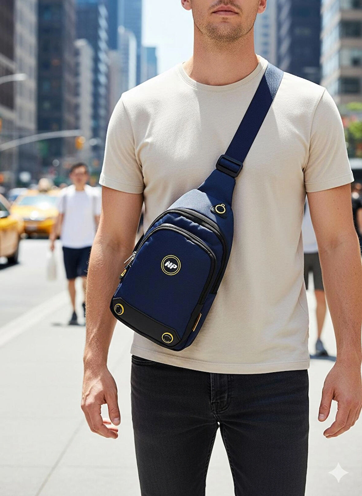 Newish Polo Body Bag Çapraz Göğüs ve Sırt Çantası-Qatro 2260