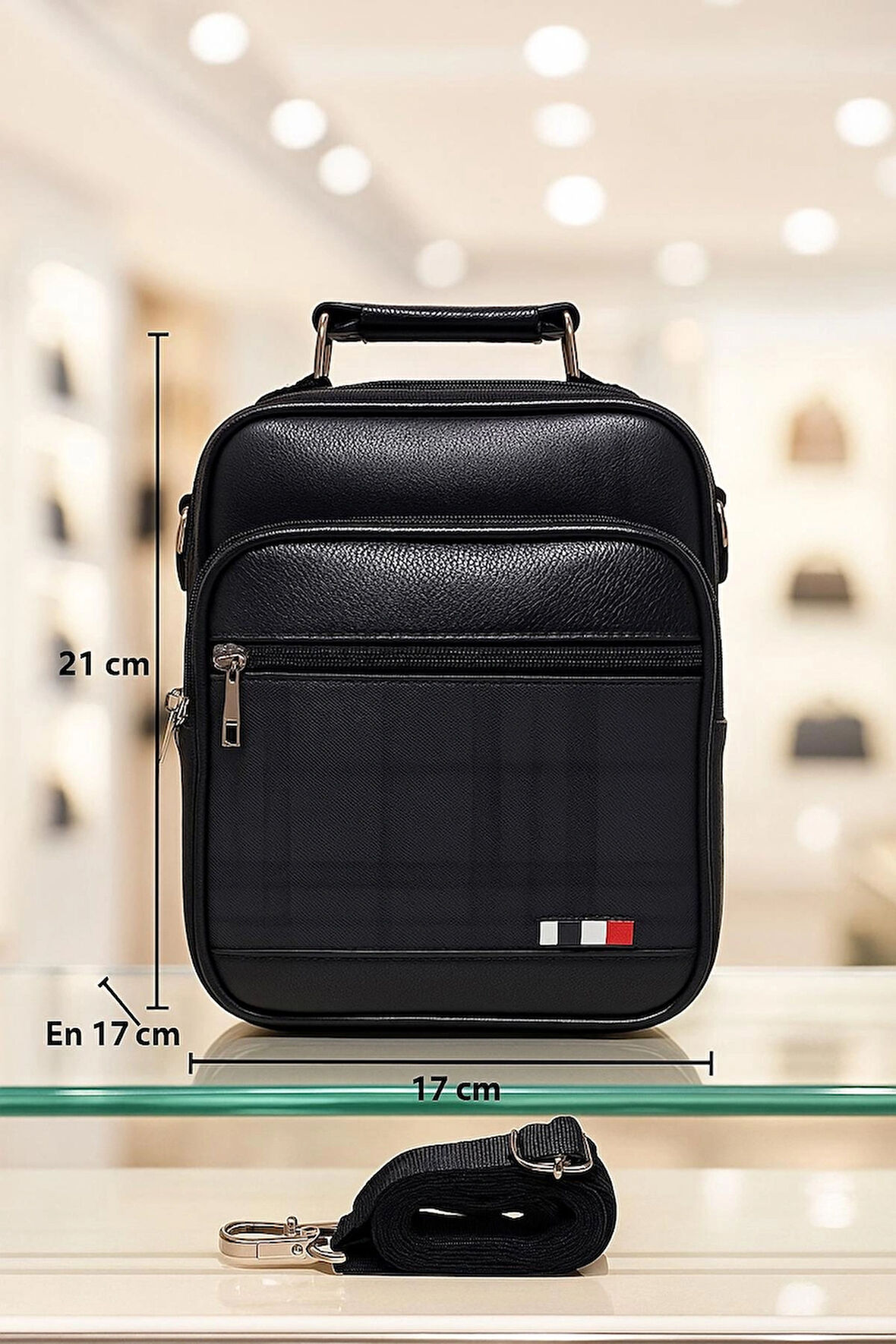 NEWİSH POLO POSTACI EL VE OMUZ ÇANTASI KARELİ ORTA BOY EKONOMİK