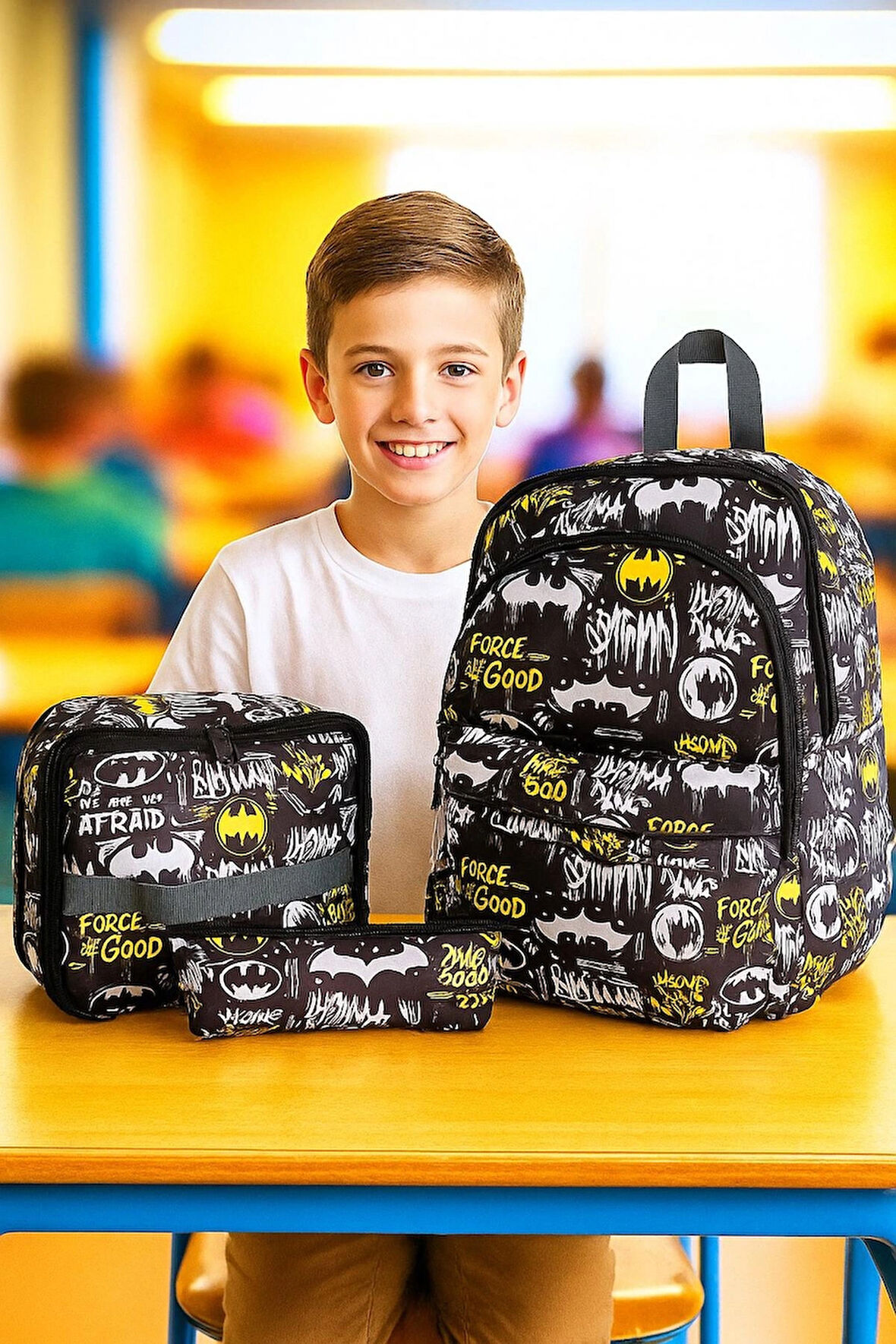 NewBag YARASA Erkek Çocuk  SIRT OKUL ÇANTASI-3'LÜ SET  (YENİ SEZON)