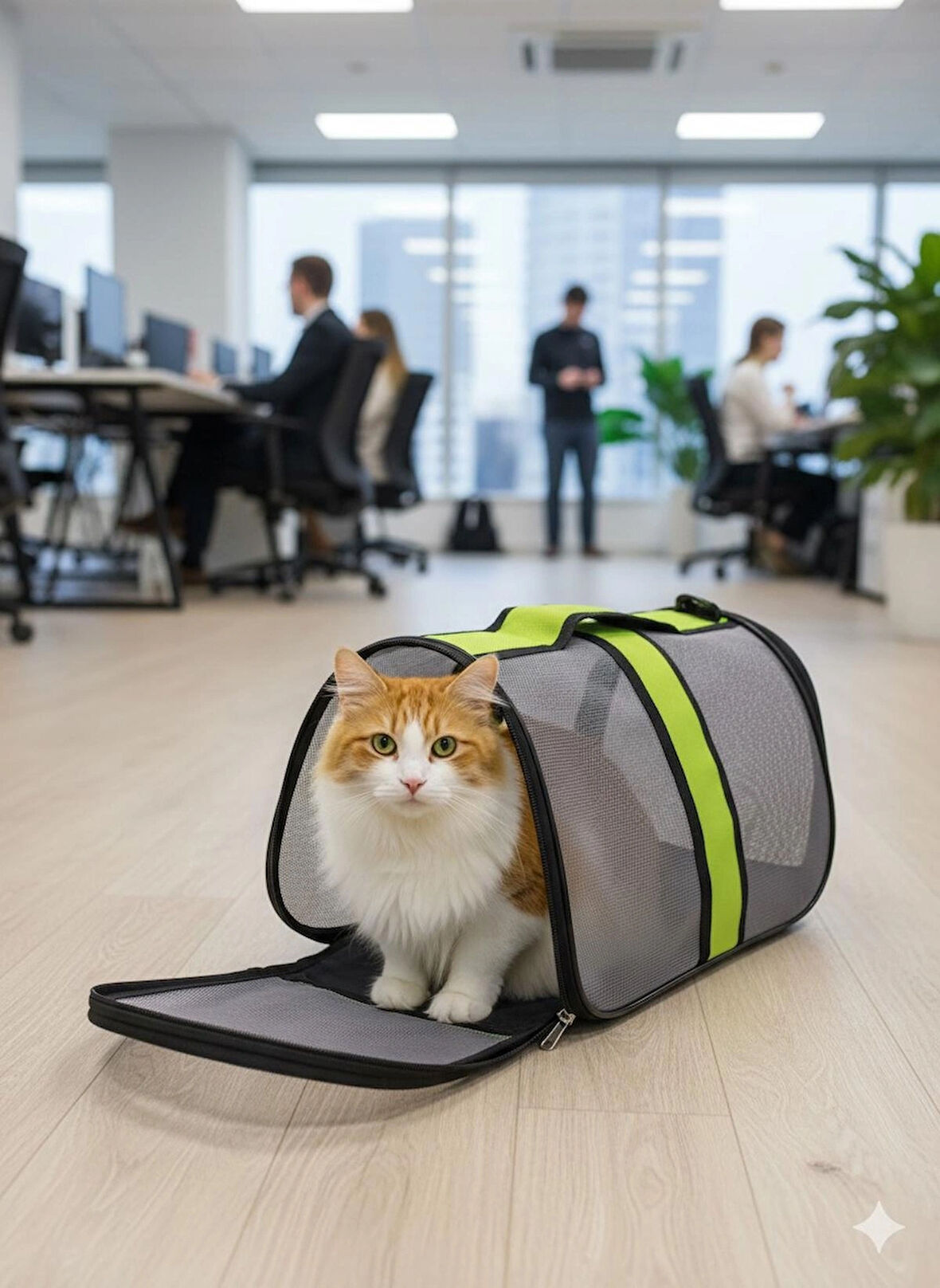 NEWFULL KEDİ TAŞIMA ÇANTASI SEYAHAT EVCİL HAYVAN ÇANTASI FİLELİ BÜYÜK BOY YEŞİL