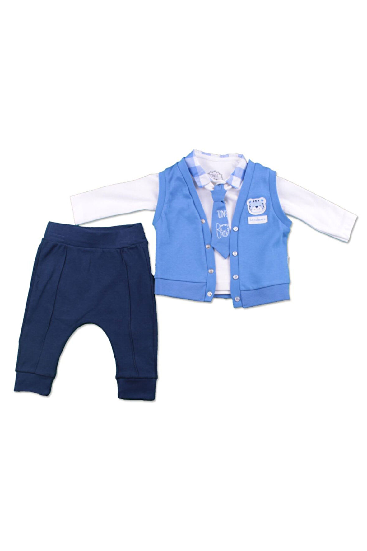 Erkek Bebek Mavi Takım 2268