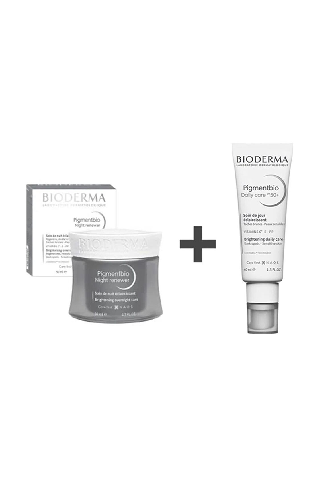 Bıoderma Pigmentbio Daıly Care Spf 50 + Bıoderma  Pıgmentbıo Nıght Renewer  