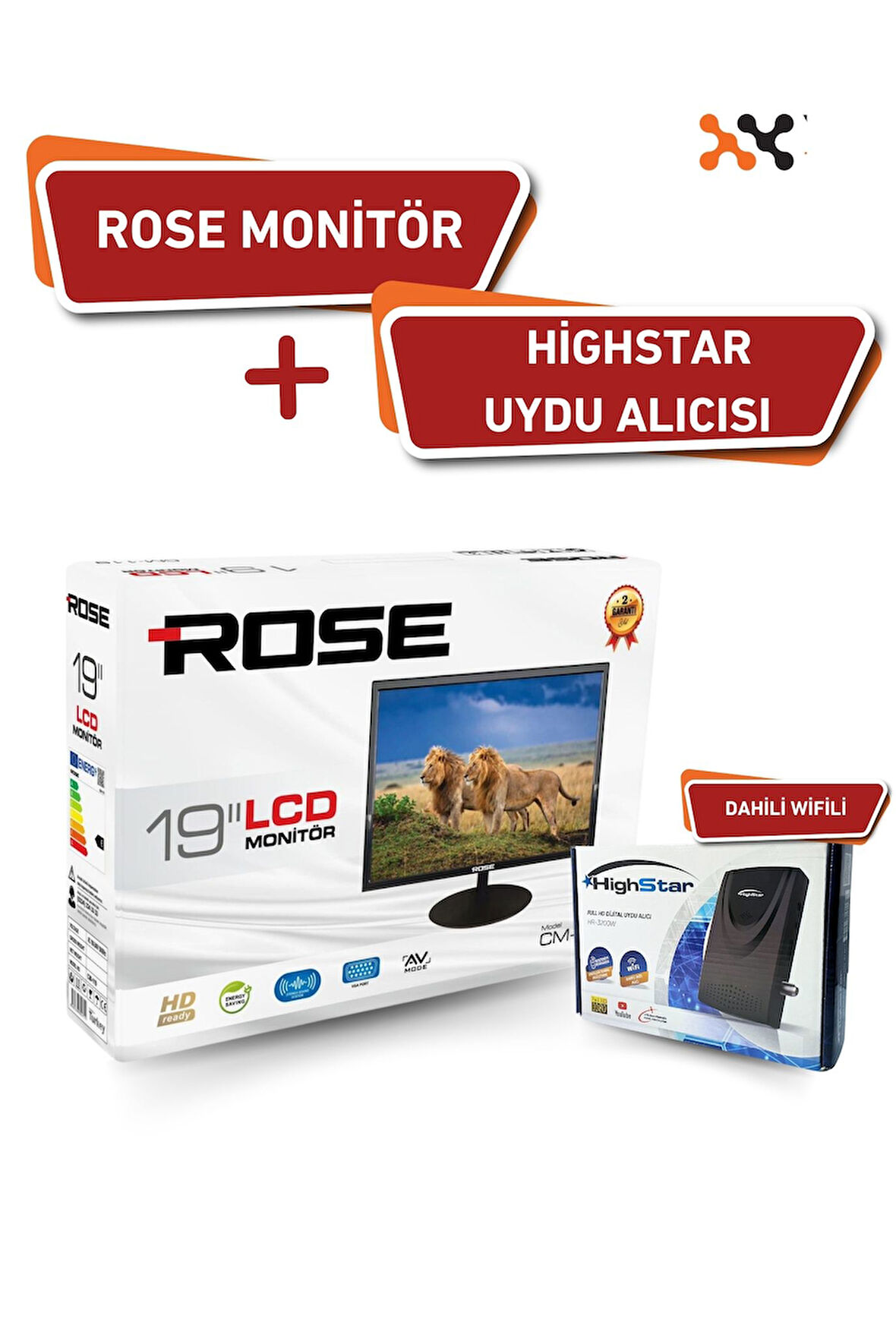  19" 49 Ekran Karavan - Tekne - Yat Lcd Monitör Tv Ve Highstar Dahili Wifili Uydu Alıcısı
