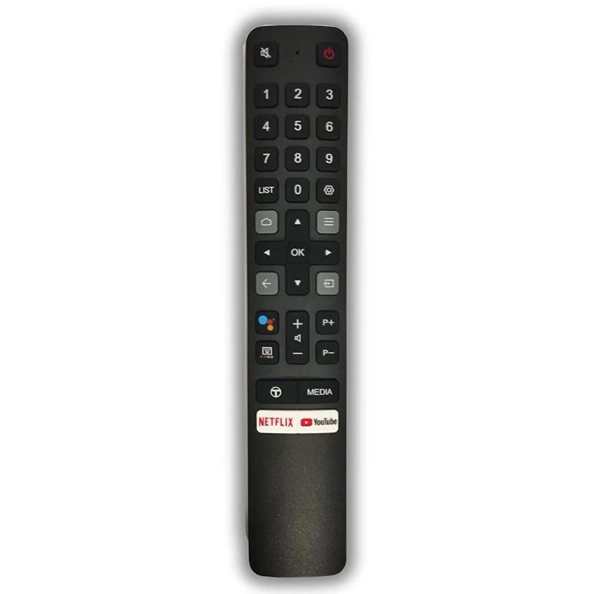 Android Smart TCL TV Uyumlu Uzaktan Kumanda Ses Komutsuz