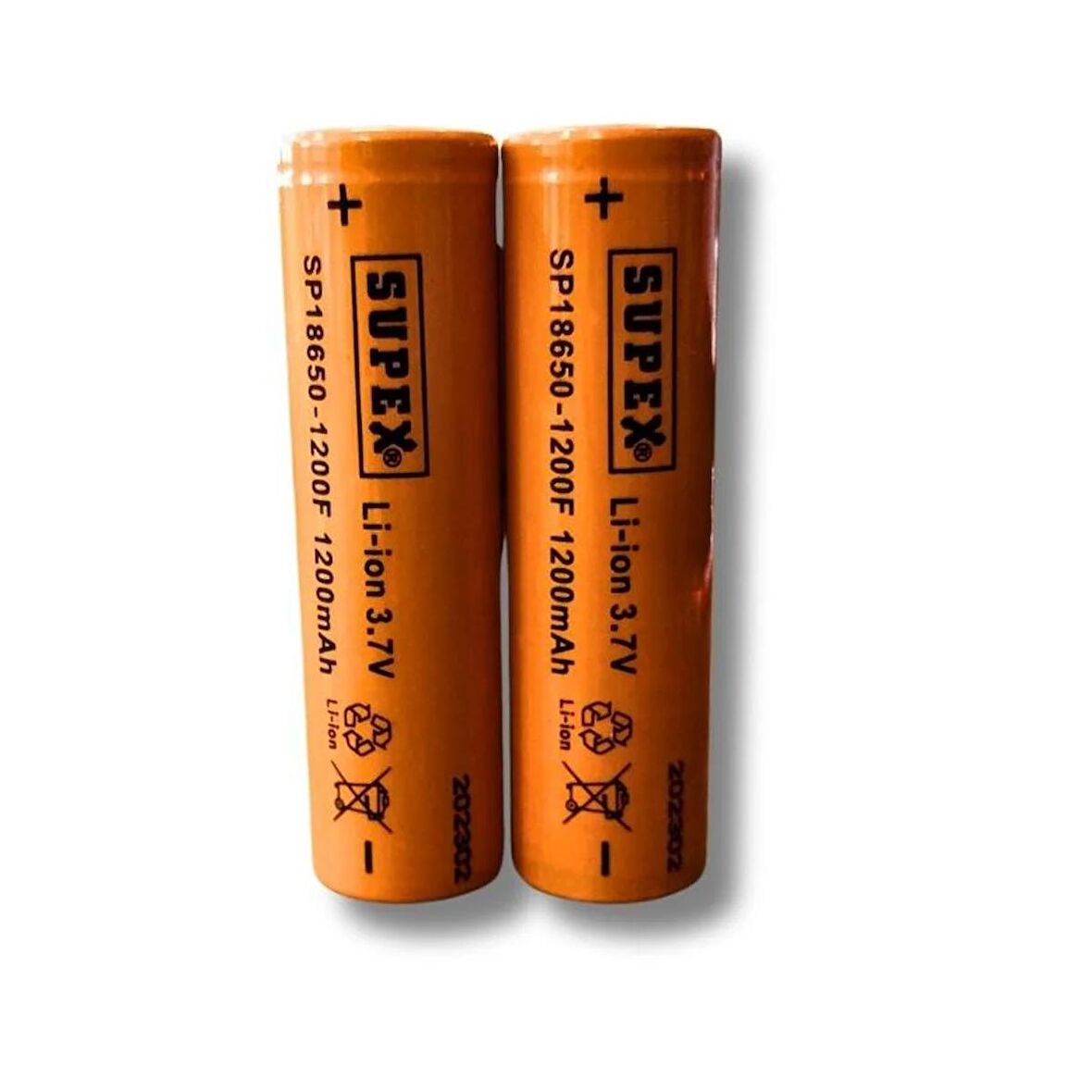 Sp-18650-1200F 3.7v 1200mah Li-ion Pil Başlıksız 2'li