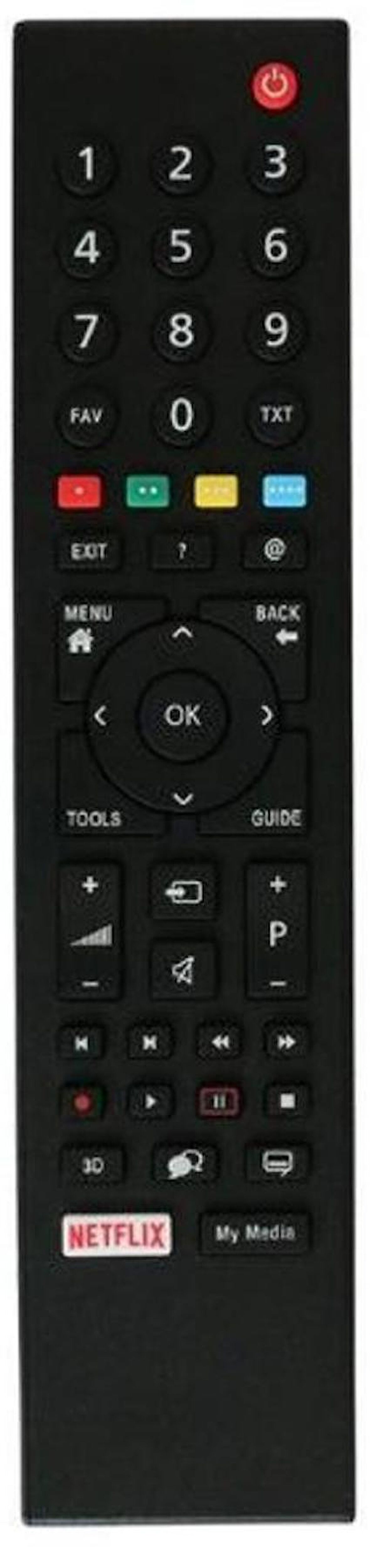 Arçelik-Beko 3D Tuşlu Lcd-Led Tv Kumanda