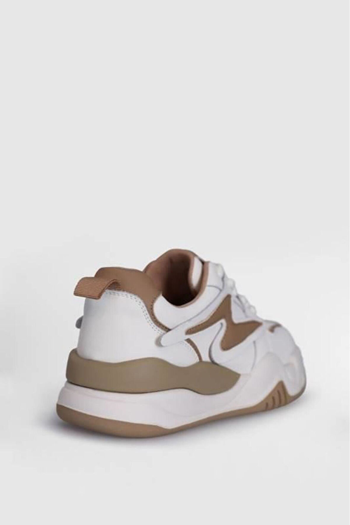 MAYA HAKİKİ DERİ 4CM KALIN TABAN SNEAKER SPOR AYAKKABI