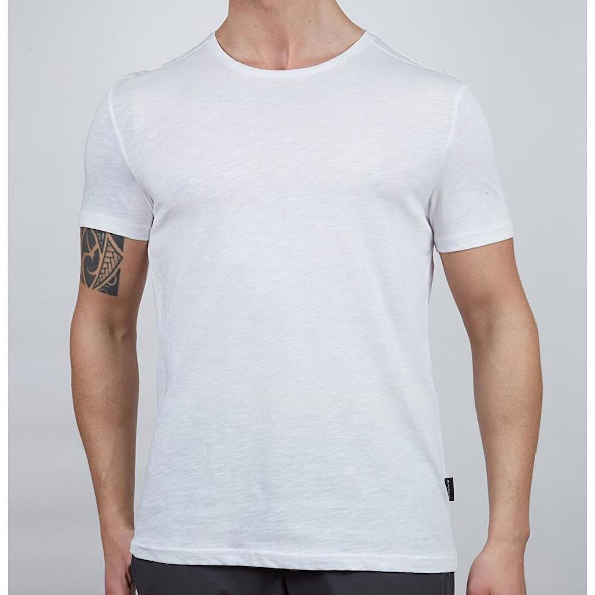 600400 Alpinist Albino Basic Erkek T-Shirt Beyaz S