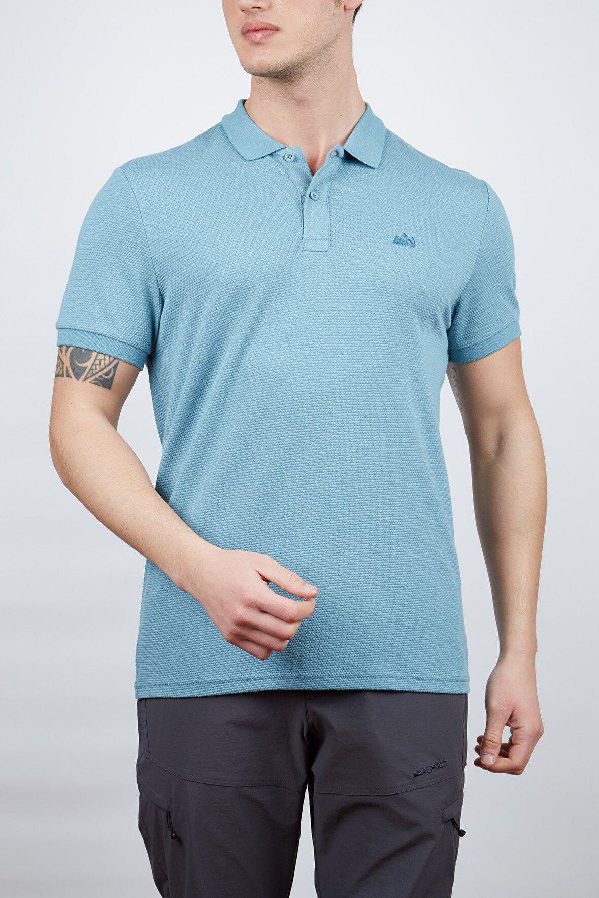 Alpinist Roc Erkek Polo T-Shirt S.Blue