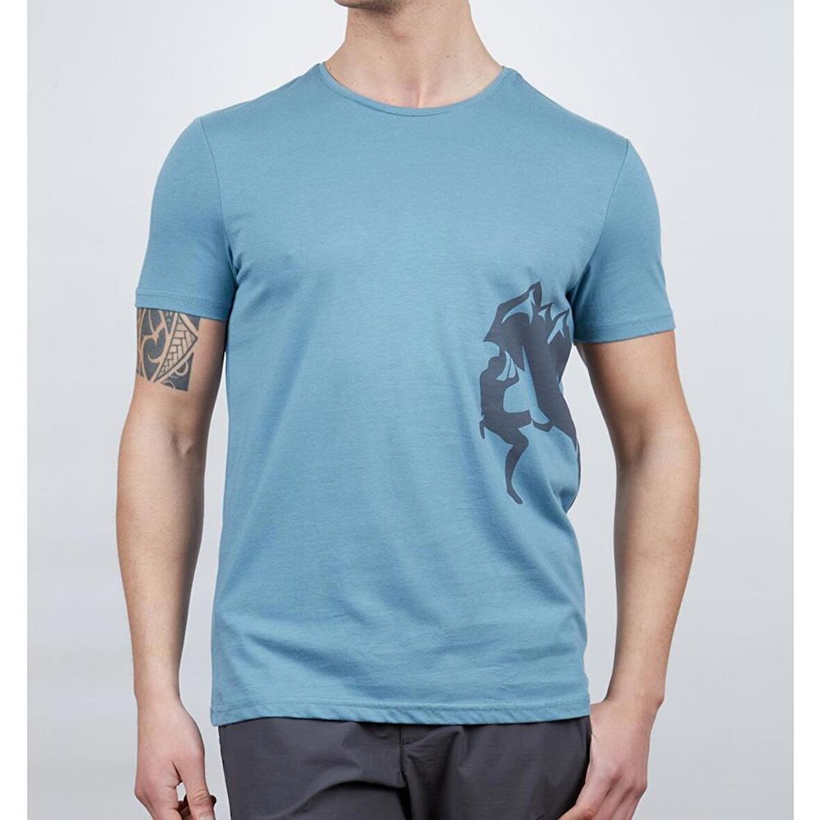 600611 Alpinist Camp Erkek T-Shirt Mavi L