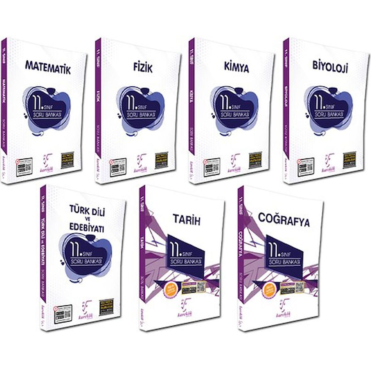 Karekök 11. Sınıf Tüm Dersler Soru Bankası Full Set 7 Kitap 2022