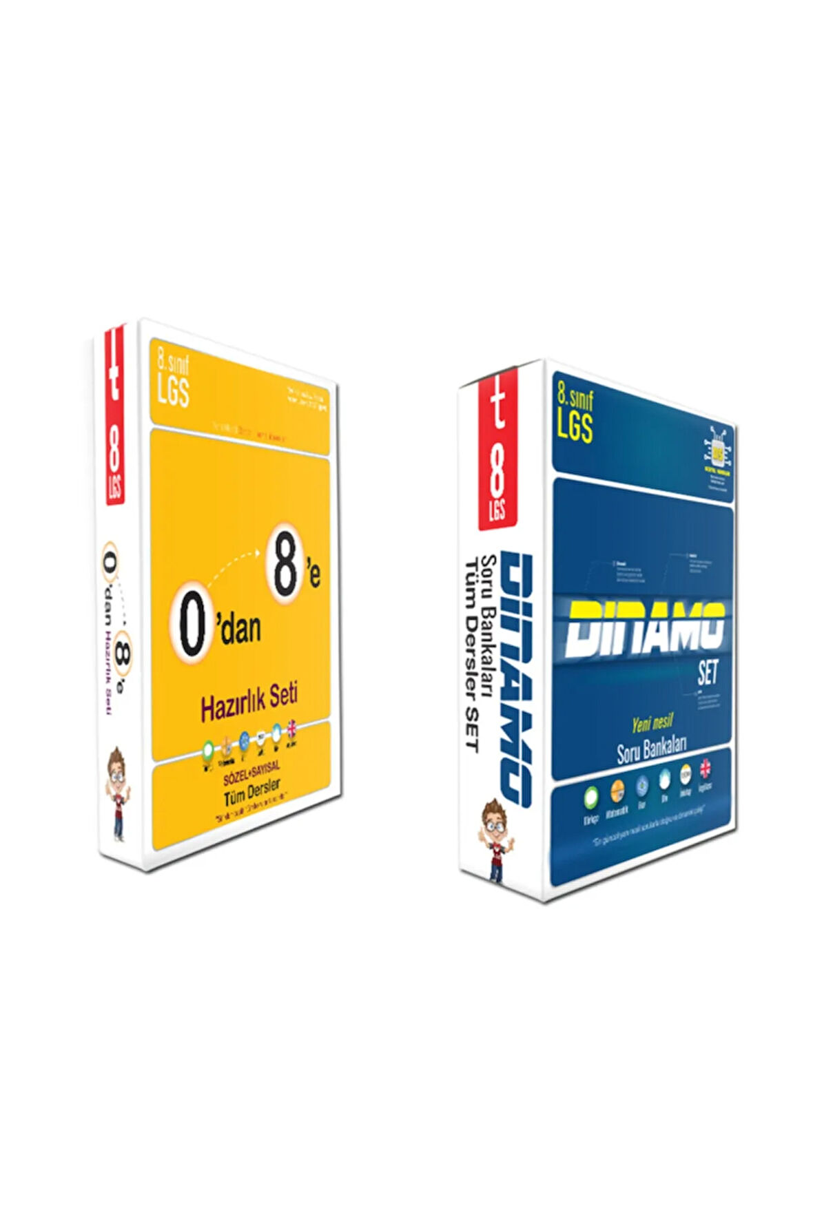 Tonguç 8. Sınıf Lgs 0 Dan 8 E Konu Anlatımlı Dinamo Soru Bankası Set 8 Kitap 2022