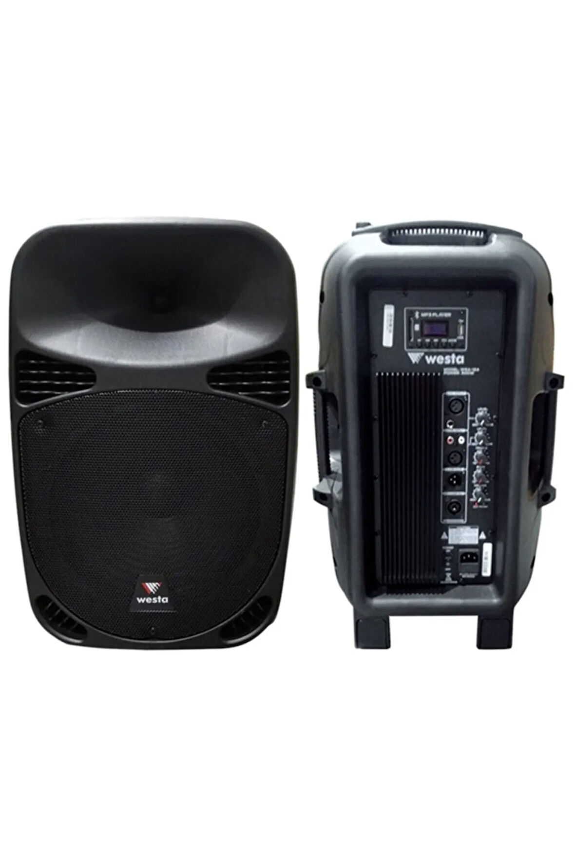 WESTA Wsa-12a 300 Watt Usb/sd/bluetooth Destekli 30 Cm Iki Yollu Aktif Kabin Hoparlör