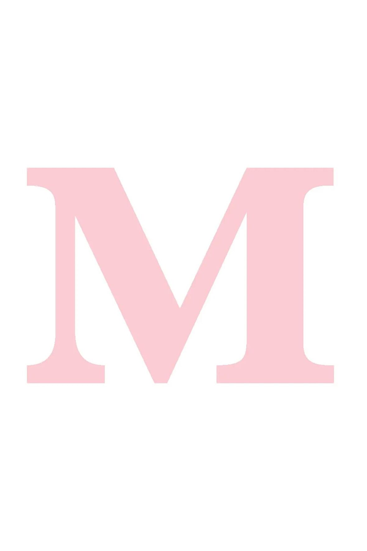 Karton Harf Banner Pembe M